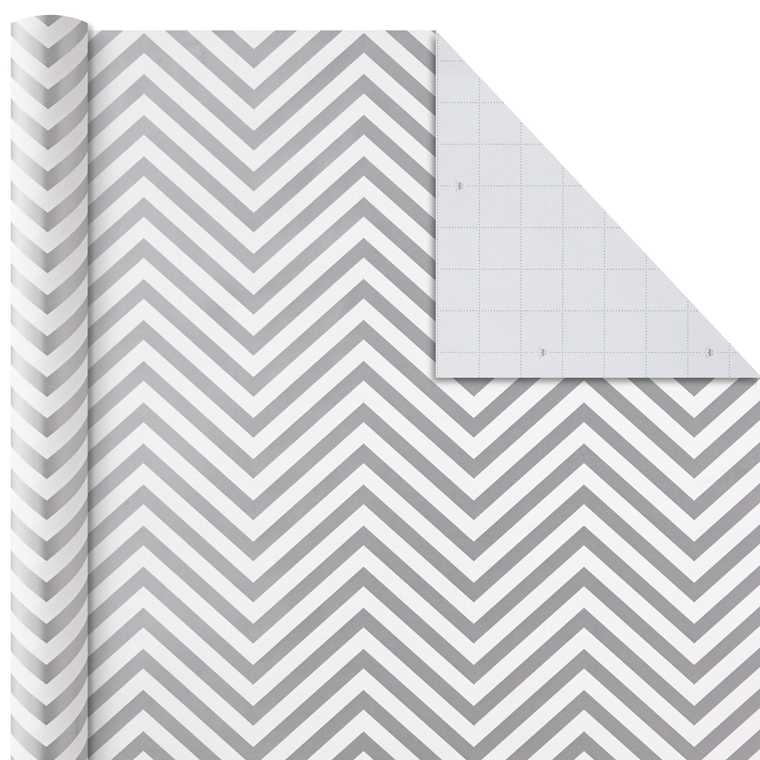 Hallmark All Occasion Wrapping Paper Bundle with Cut Lines on Reverse (Pack of 6; 180 sq. ft. ttl.) Solids, Polka Dots & Stripes for Birthdays, Easter, Mothers Day, Weddings, Baby Showers (5JXW1746)