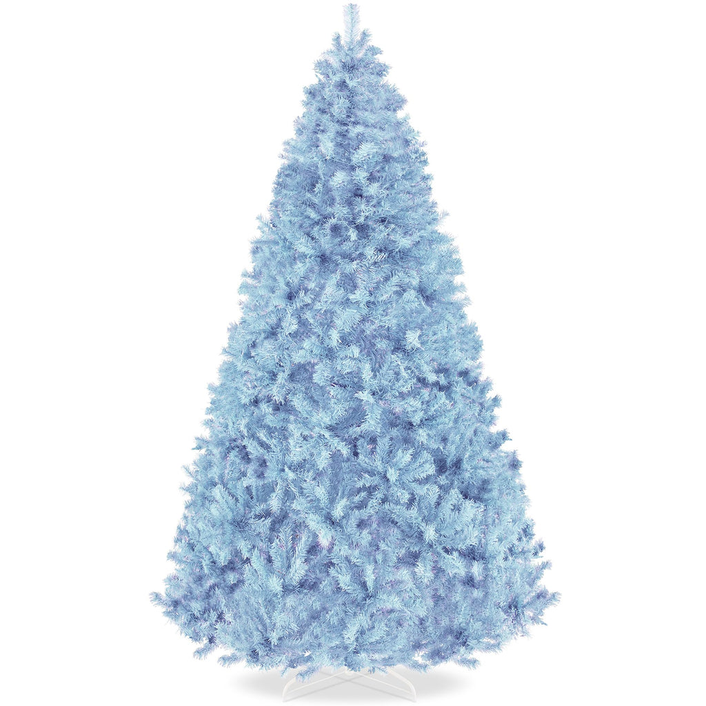 Best Choice Products Artificial Christmas Tree, 6ft Premium Unlit Hinged Design, Dense Branches Realistic Holiday Décor w/Easy Assembly, Base
