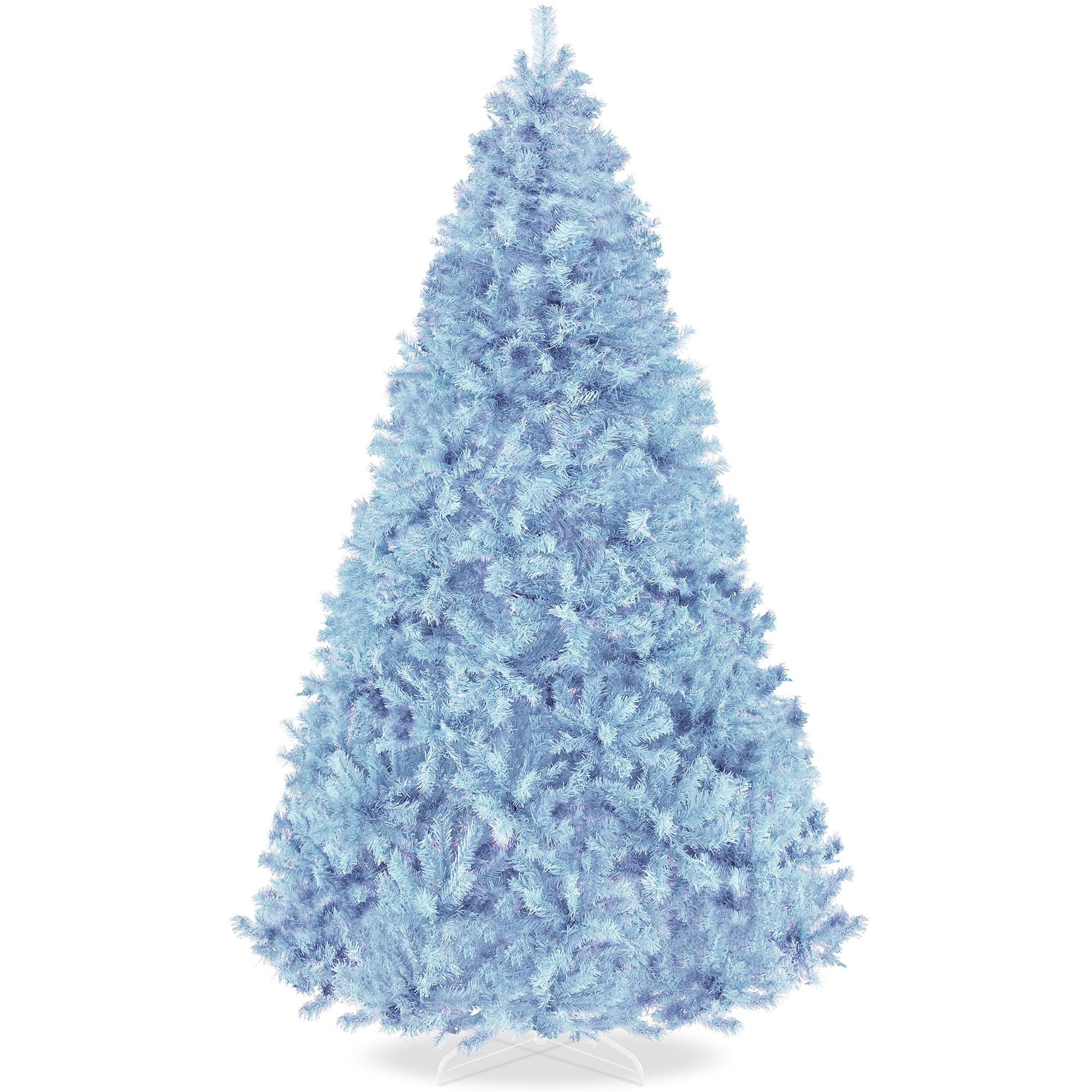 Best Choice Products Artificial Christmas Tree, 6ft Premium Unlit Hinged Design, Dense Branches Realistic Holiday Décor w/Easy Assembly, Base