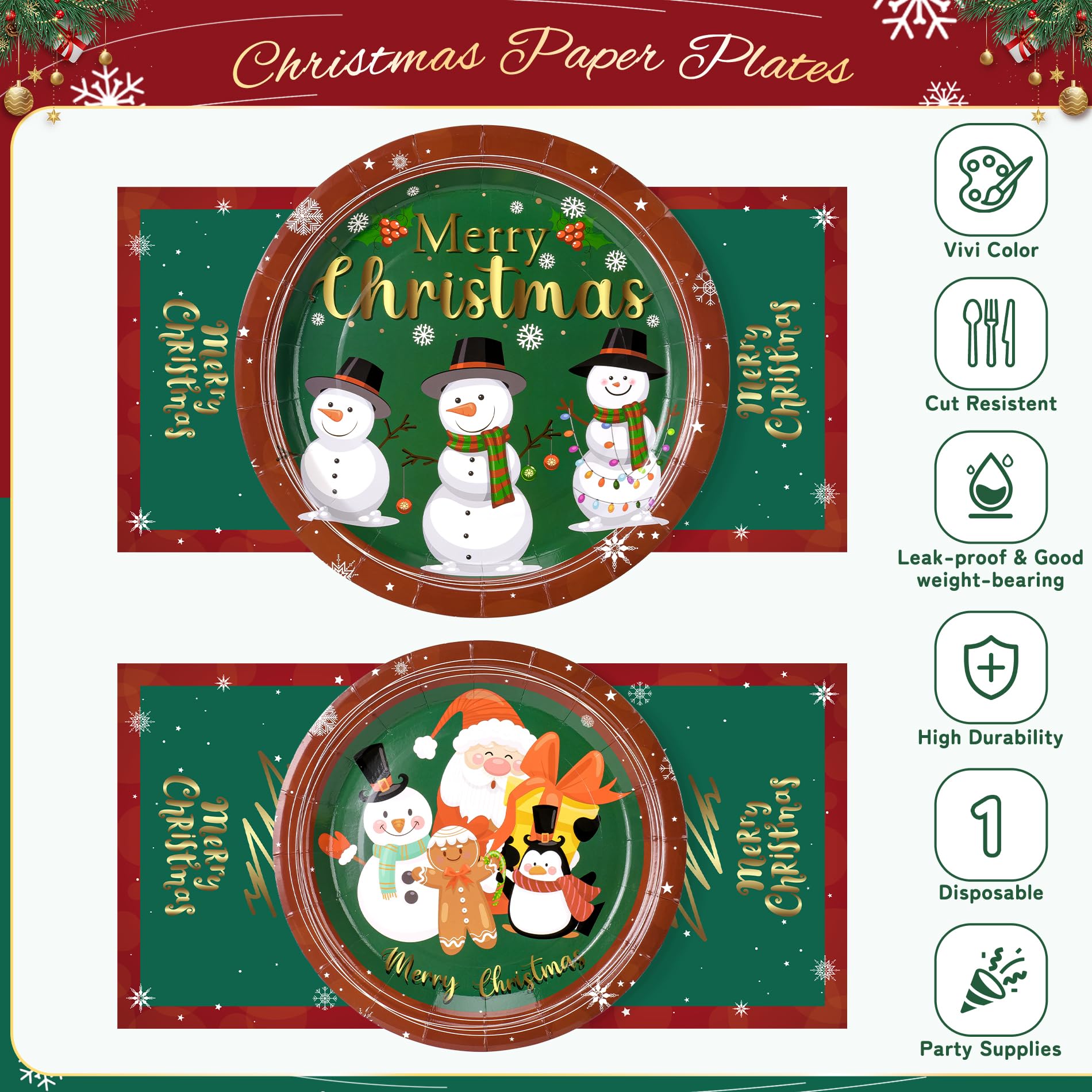 168pcs Happy New Year Party Supplies, Black and White Paper Plates Napkins Cups and Transparent Gold Cutlery for 24 Guests, 2026 New Year Disposable Tableware Supplies for Party Decorations