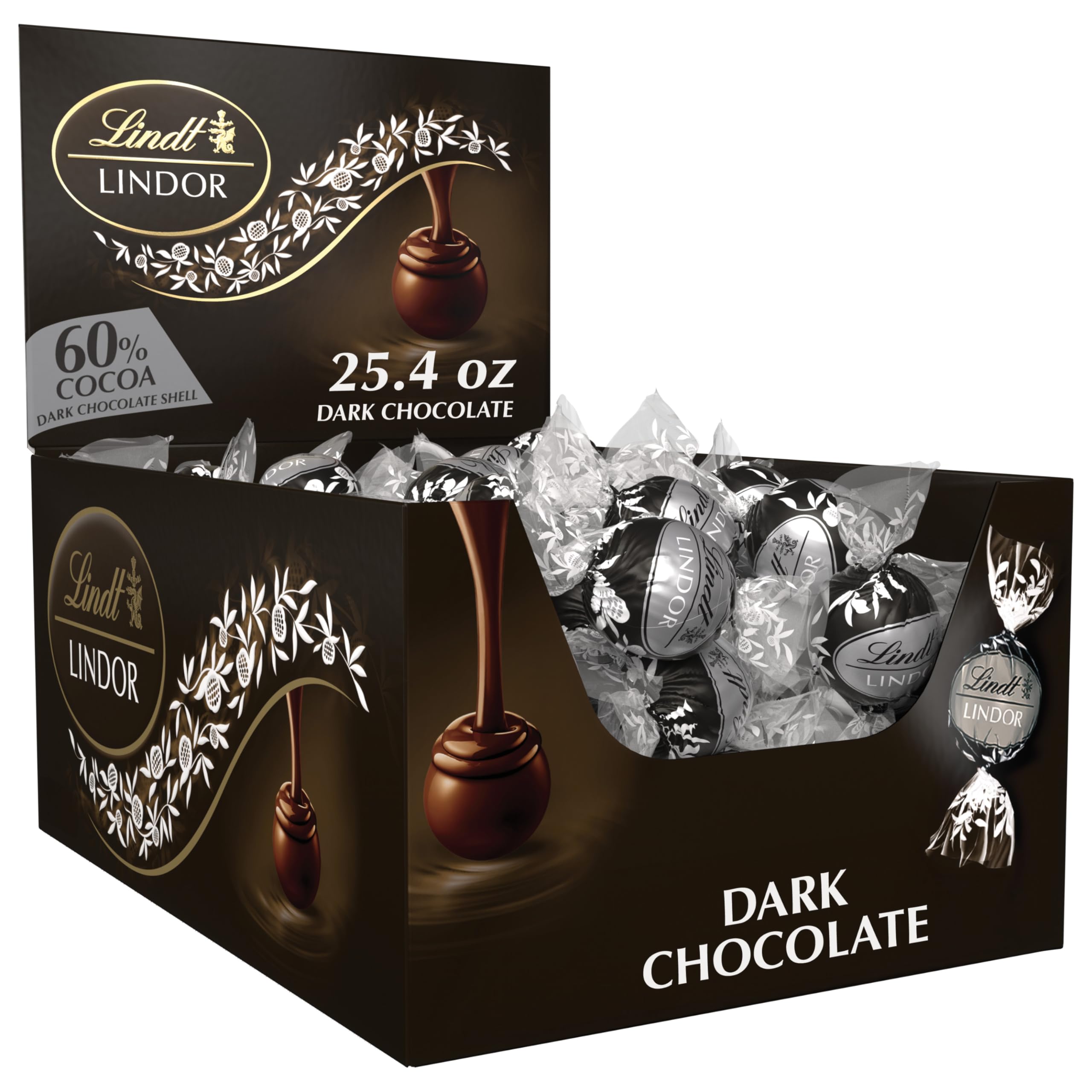 Lindt LINDOR Holiday Snickerdoodle White Chocolate Candy Truffles with Smooth, Melting Truffle Center, 8.5 oz. Bag