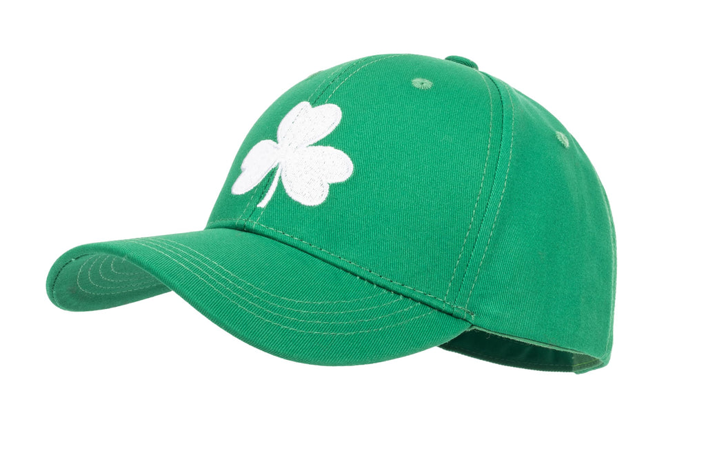 St. Patrick's Day 4 Leaf Clover Baseball Hat Adjustable Embroidery Shamrock Baseball Cap for Men and Women