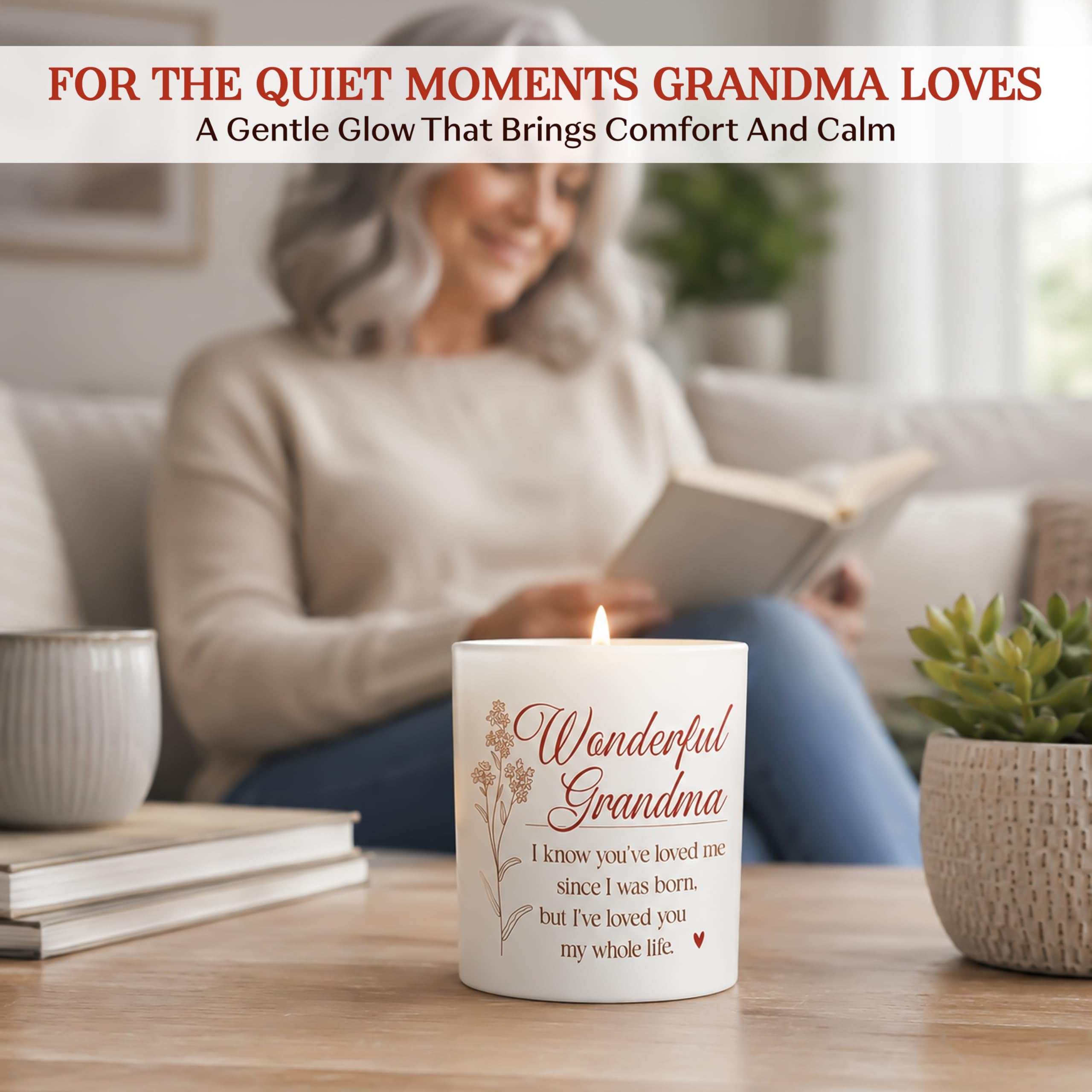 TEEZWONDER Mothers Day Gifts for Mom from Daughter Son - Favorite Child Vanilla Lavender Candle 10 oz - Dad Mom Birthday Gifts, Funny Gift for Grandma Grandpa, Scented Candles for Men Women