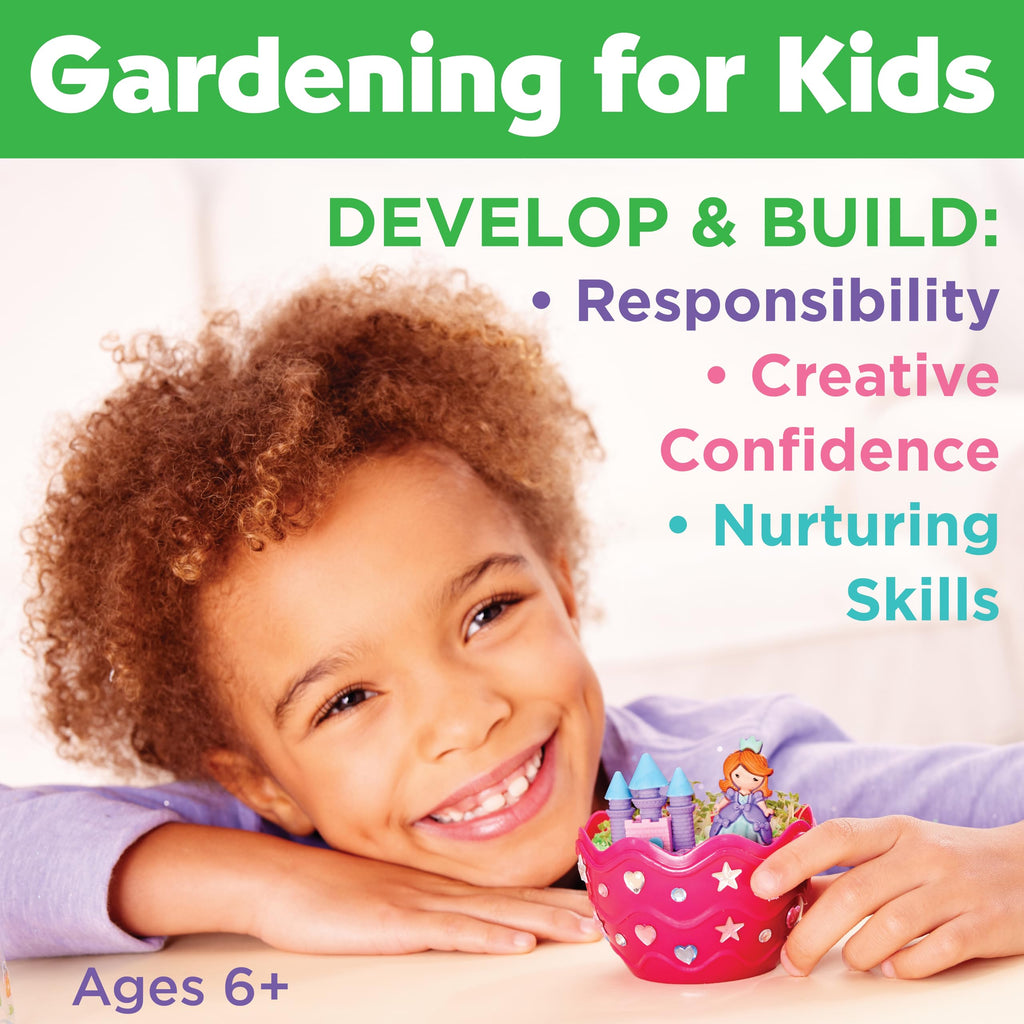 Creativity for Kids Mini Garden: Mermaid Terrarium Kit - Mermaid Gifts for Girls, Crafts and Toys, Stocking Stuffers for Kids (Ages 6+)