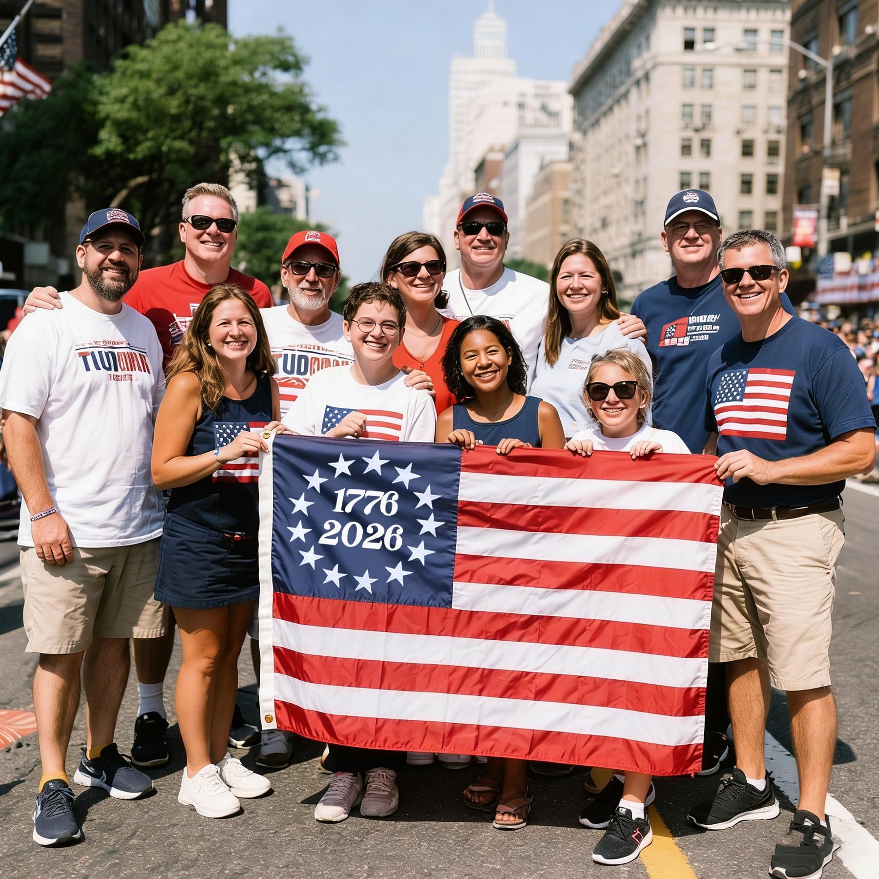 American Flag Durable Nylon 3x5 Ft Outdoor Heavy Duty,100% Nylon fabric made in the USA ,Longest Lasting Non Fading American Flags for Outside 3x5,Waterproof Embroidered American Flag, All Weather US Flags Use Outdoor High Wind,Tear Proof America Flag Sew