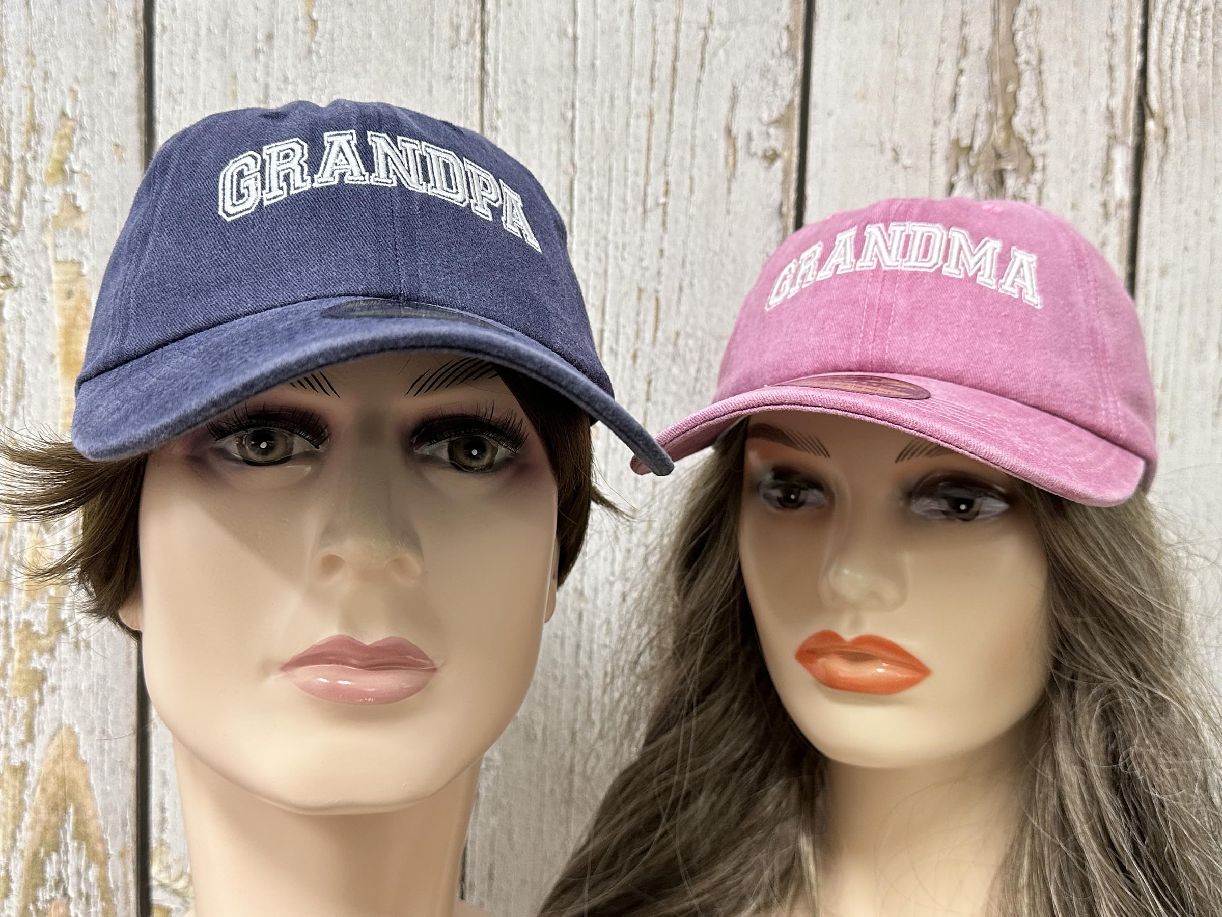 Embroidered Hats for Uncle Auntie Grandpa Grandma Mama Mini