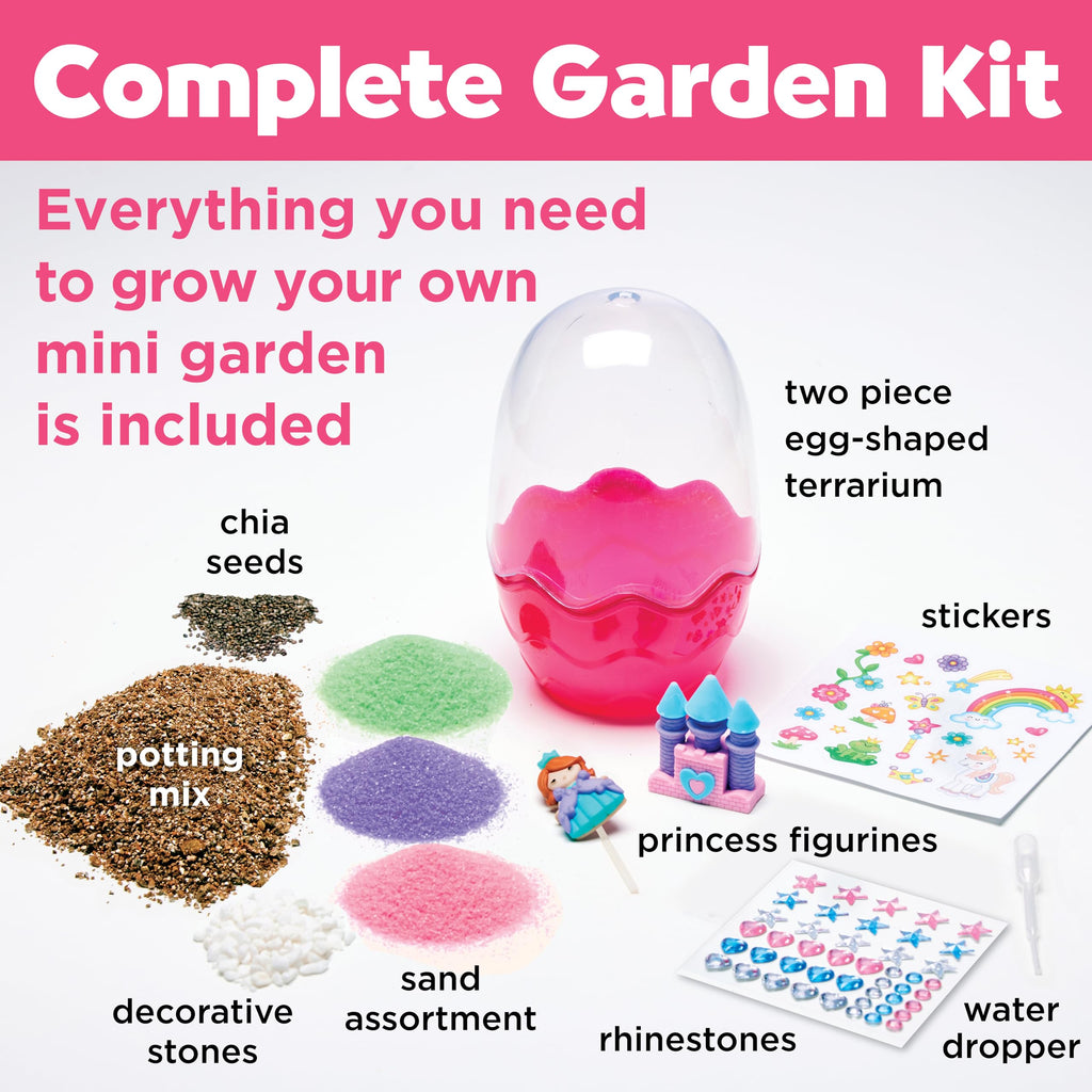 Creativity for Kids Mini Garden: Mermaid Terrarium Kit - Mermaid Gifts for Girls, Crafts and Toys, Stocking Stuffers for Kids (Ages 6+)