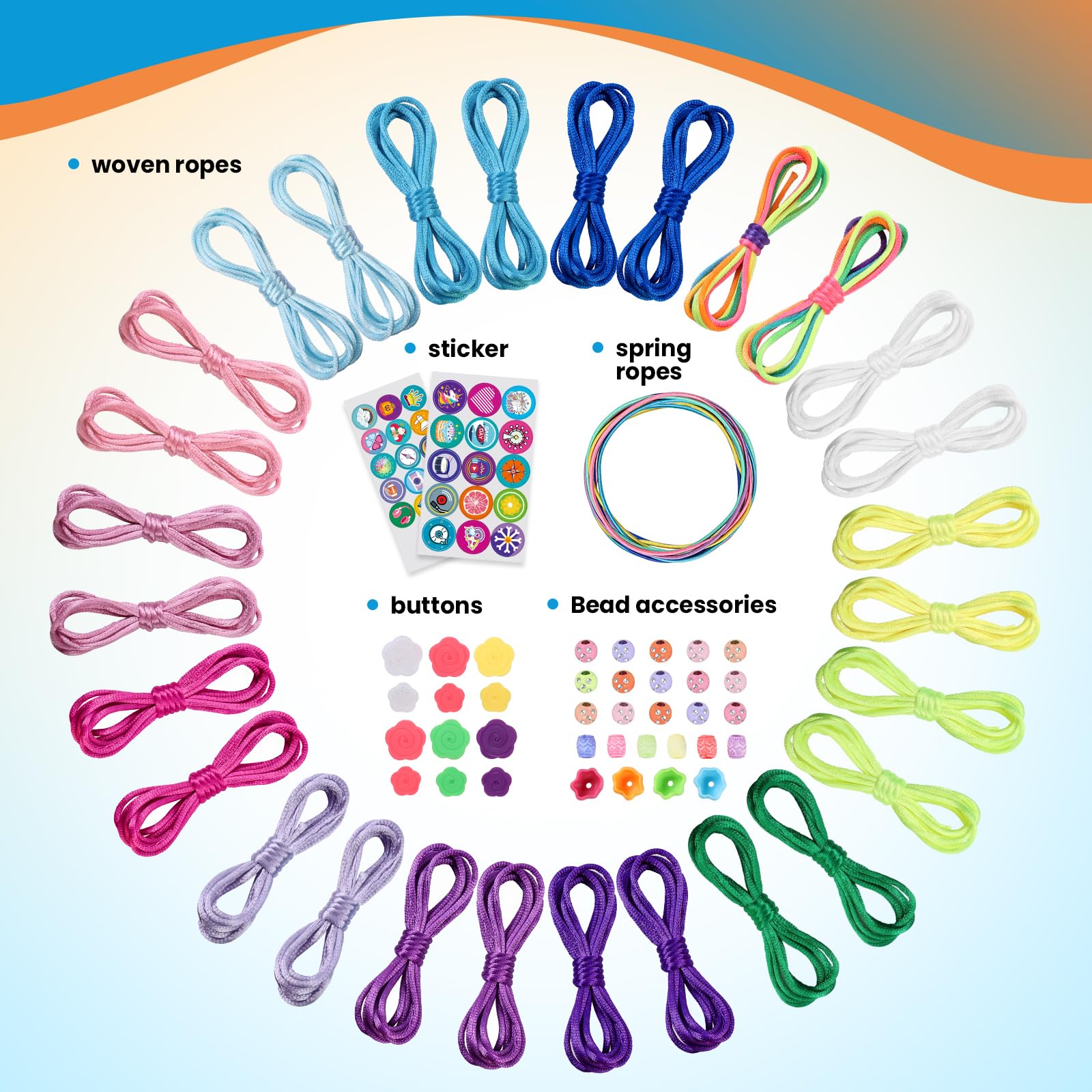 DDAI Arts and Crafts for Kids Age 8-12 Friendship Bracelet Making Kit for Girls - Best Birthday Gifts Ideas for Girl 7 9 10 11 Year Old - Popular Bracelets String Maker Toys Set