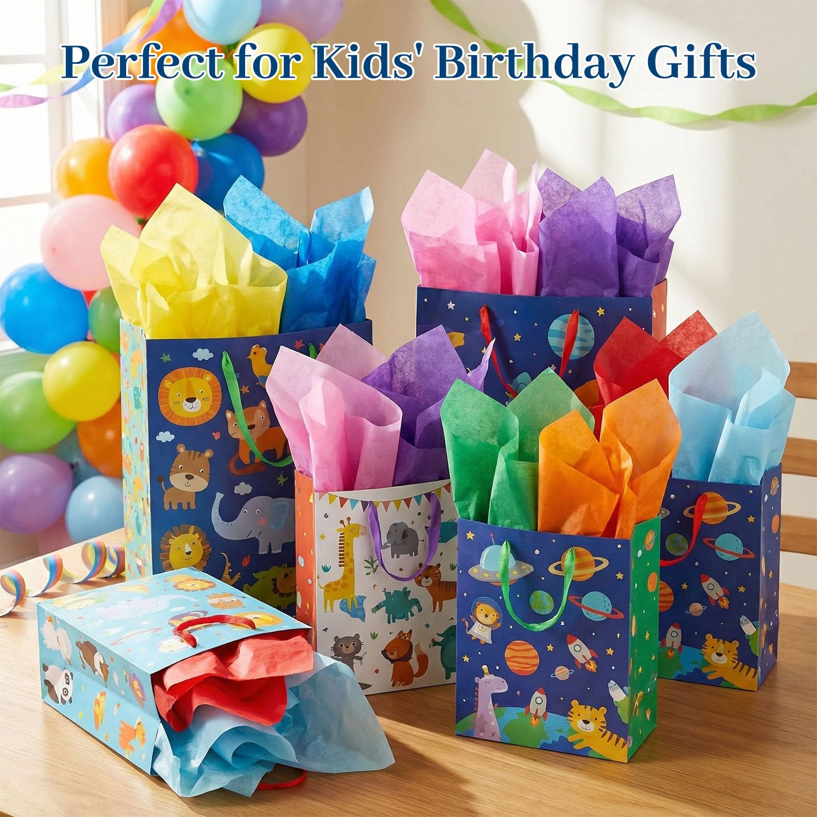 Shindel 330 Sheets Tissue Paper Bulk, 14x10 Inch Colored Wrapping Tissue Paper for Gift Bags DIY Crafts Birthday Wedding Holidays Decor 20 Colors