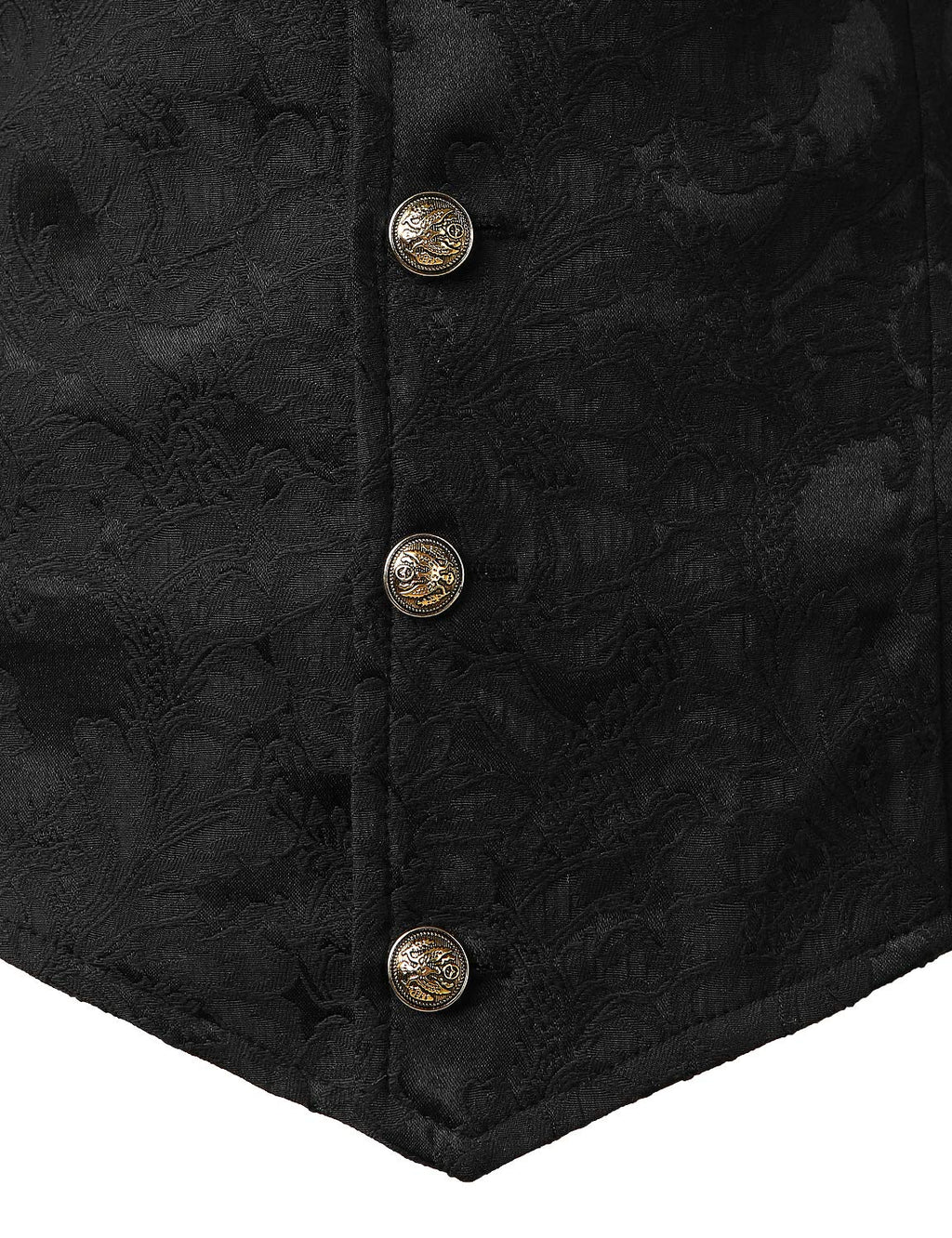 VATPAVE Mens Victorian Suit Vest Steampunk Gothic Waistcoat