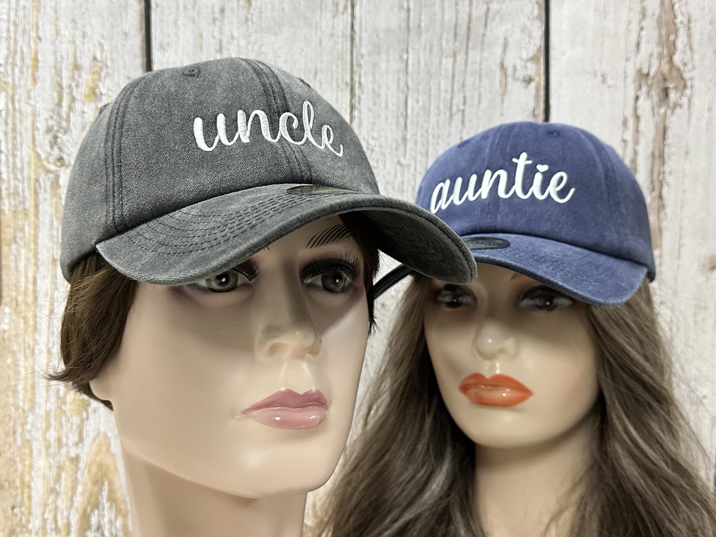 Embroidered Hats for Uncle Auntie Grandpa Grandma Mama Mini