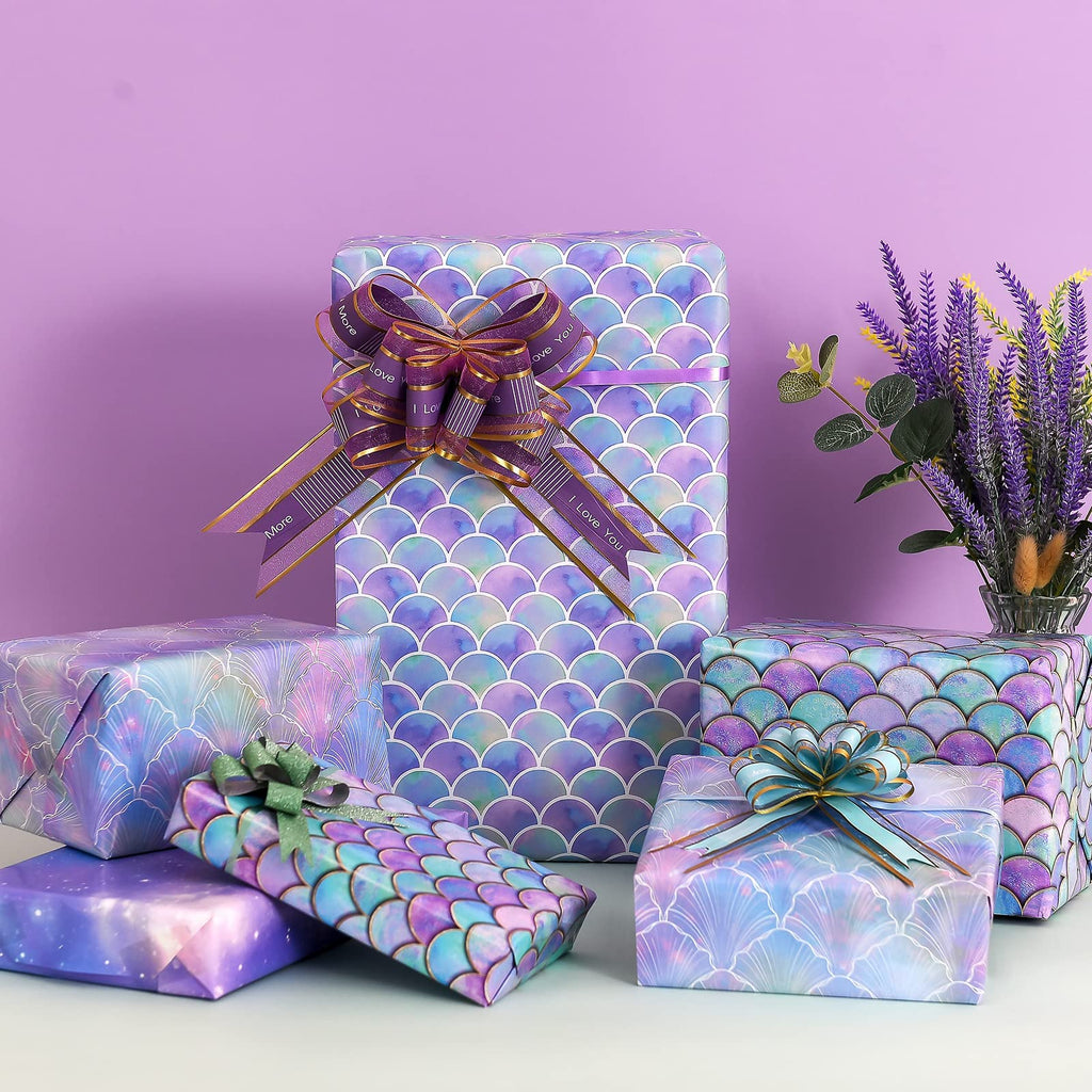 Christmas Wrapping Paper Folded for Kids Boys Girls Man Women Gift's. Papercraft Snowmen, Candy Canes, Tree, Socks, Snowflakes, Happy New Year Bulk of 12 Sheets 20"x 29" Folded