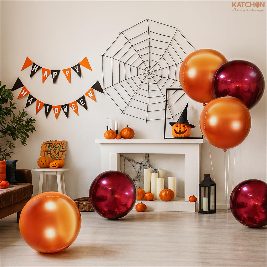 KatchOn, Big Silver Disco Ball Balloons - 22 Inch, Pack of 6 | Disco Party Decorations, 4D Sphere Disco Balloons for 70s Theme Party Decor, Bachelorette Party Decorations | Graduation Decorations 2026
