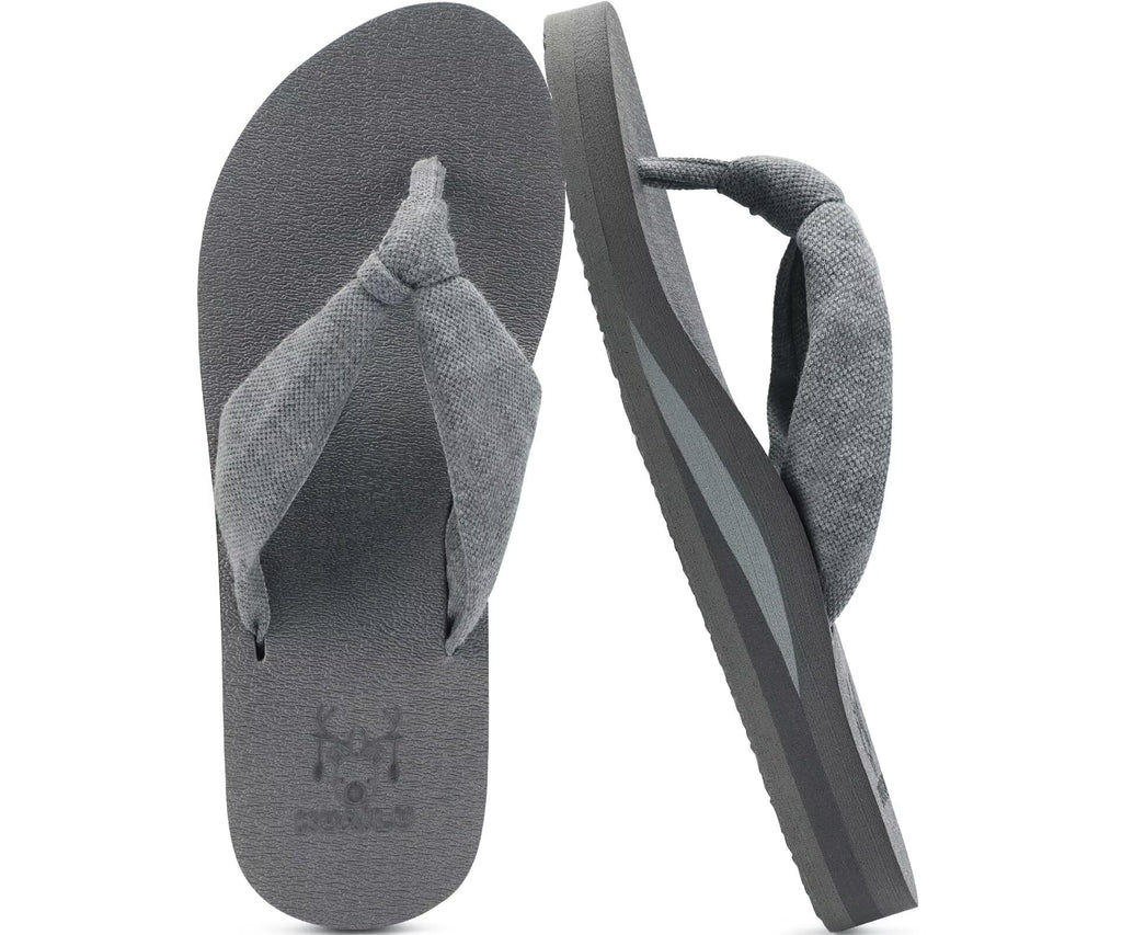 KuaiLu Flip Flops for Women with Arch Support Yoga Mat Comfortable Summer Beach Walking Thong Cushion Sandals Slip On Indoor Outdoor