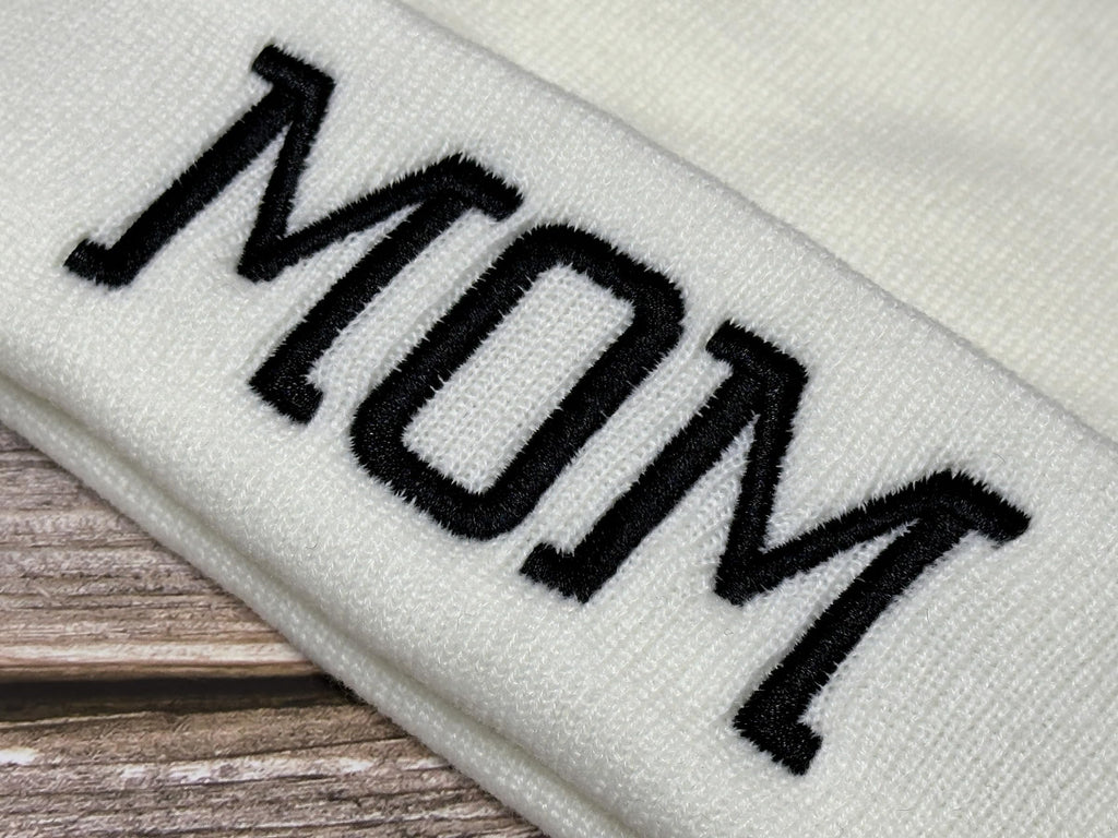 Mr Mrs Grandpa Grandma Dad Mom Hubby Wifey Beanie Hats