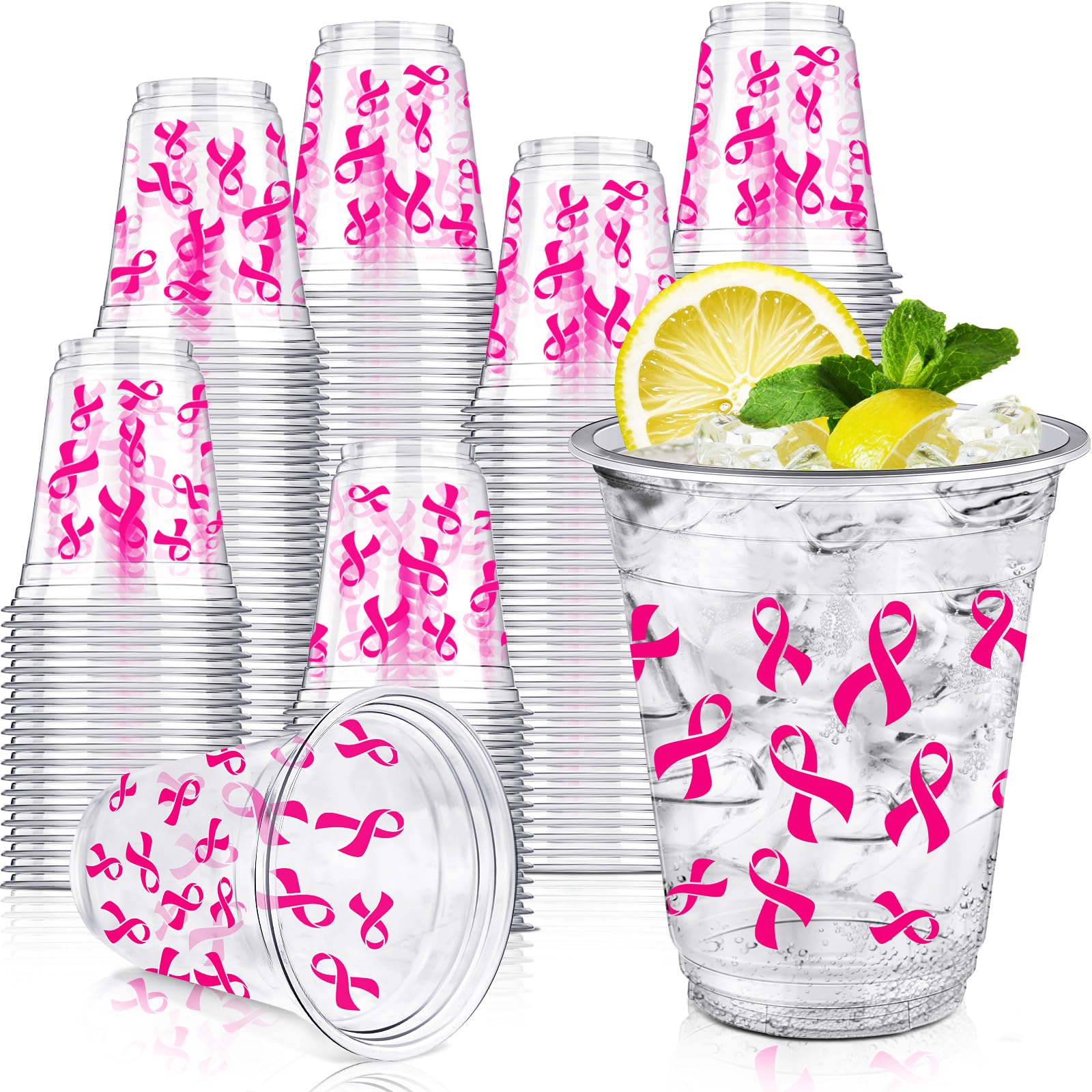 Uiifan 45 Pcs Fall Pumpkin Cups Bulk 16oz Fall Party Supplies Thanksgiving Disposable Plastic Drinking Cups Pumpkin Maple Leaf Decoration for Autumn Harvest Wedding Party Supplies