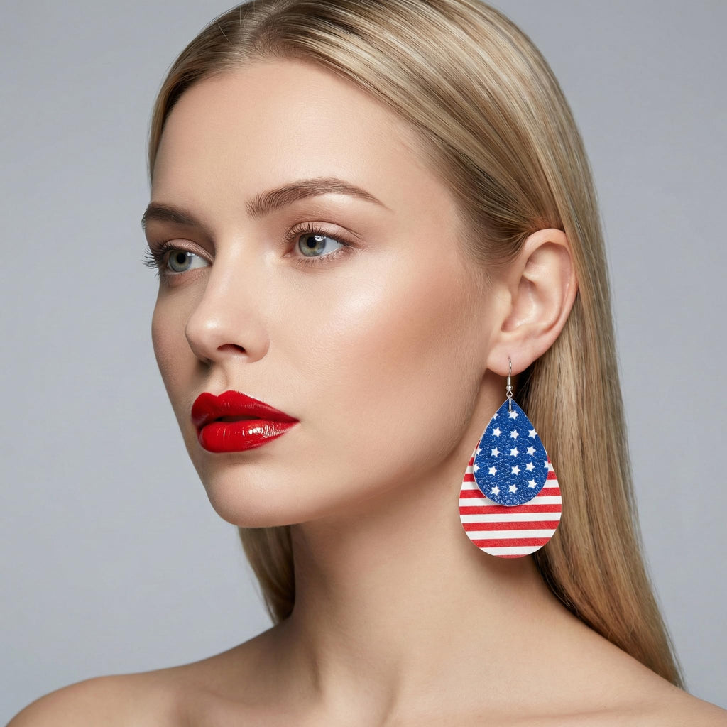 Halloween, Christmas, 4th of July Patriotic Earrings, Holiday Earrings Independence Day Stud Dangle Drop Earrings Hook Fashion Jewelry Gift for Women