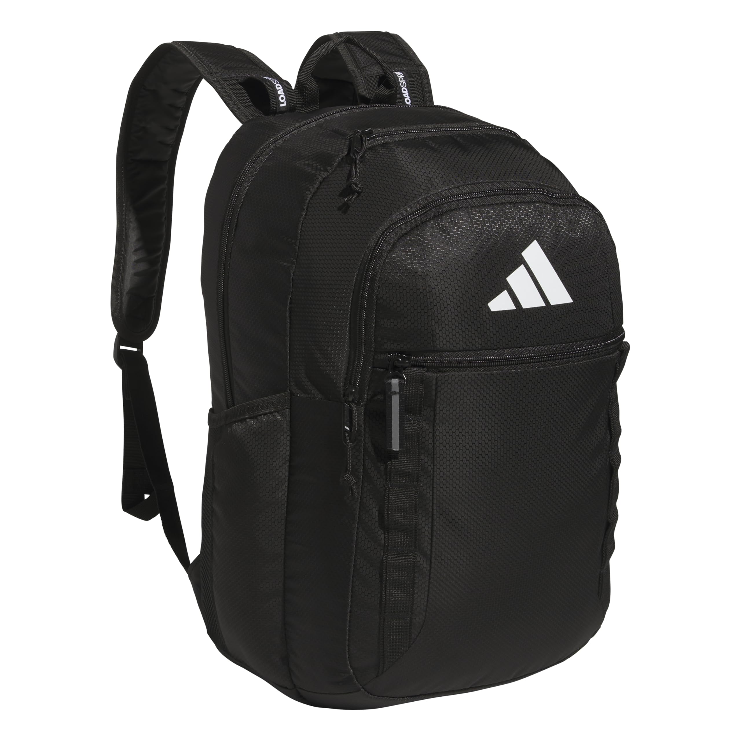 adidas Excel 7 School Backpack for Laptop, Gym and Travel, 34L, Twill White/Black/7.5, OSFA