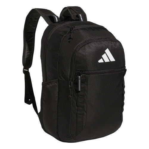 adidas Excel 7 School Backpack for Laptop, Gym and Travel, 34L, Twill White/Black/7.5, OSFA