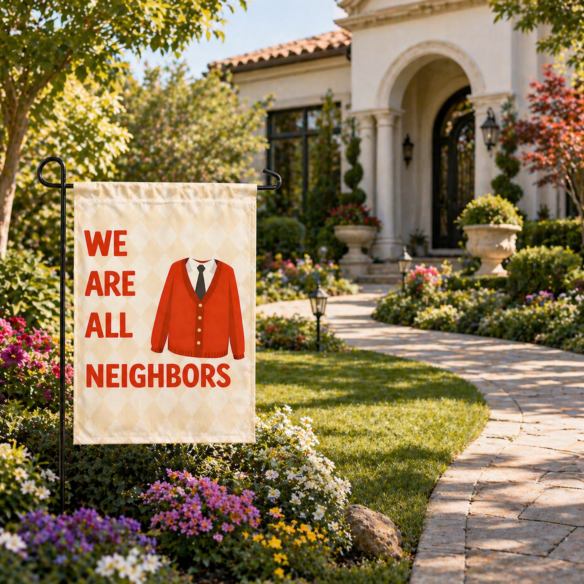 4th of July Decorations - Patriotic Stars Welcome Garden Flag | Double Sided Fourth of July Accessories Patriotic Banner | 250 Anniversary USA Merchandise for Garden Yard Porch Patio Lawn Outdoor Outside Decor