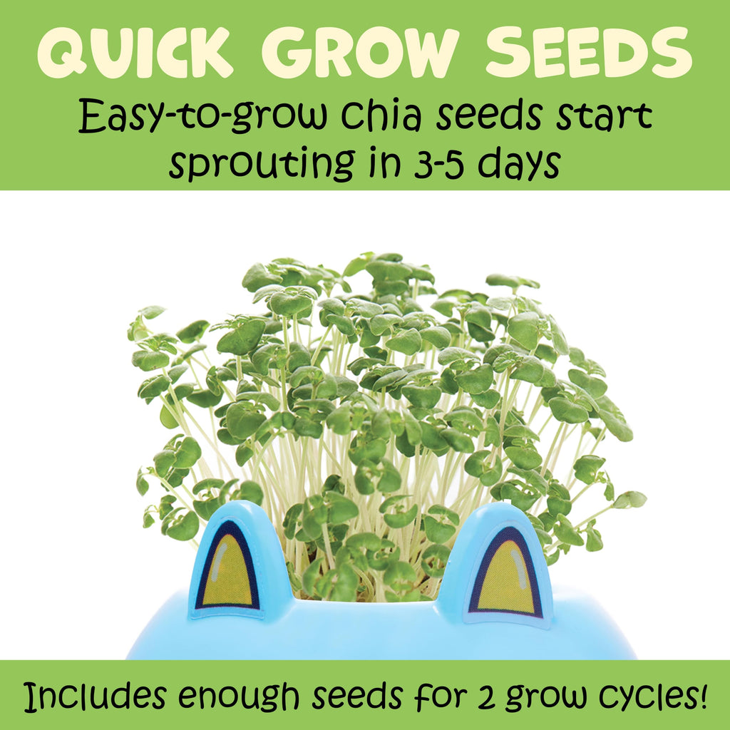 Creativity for Kids Plant-A-Pet: Kitty - Arts and Crafts for Kids, Mini Gifts for Girls and Screen Free Summer Fun for Kids, Chia Seed Plant Pet (Ages 6+)