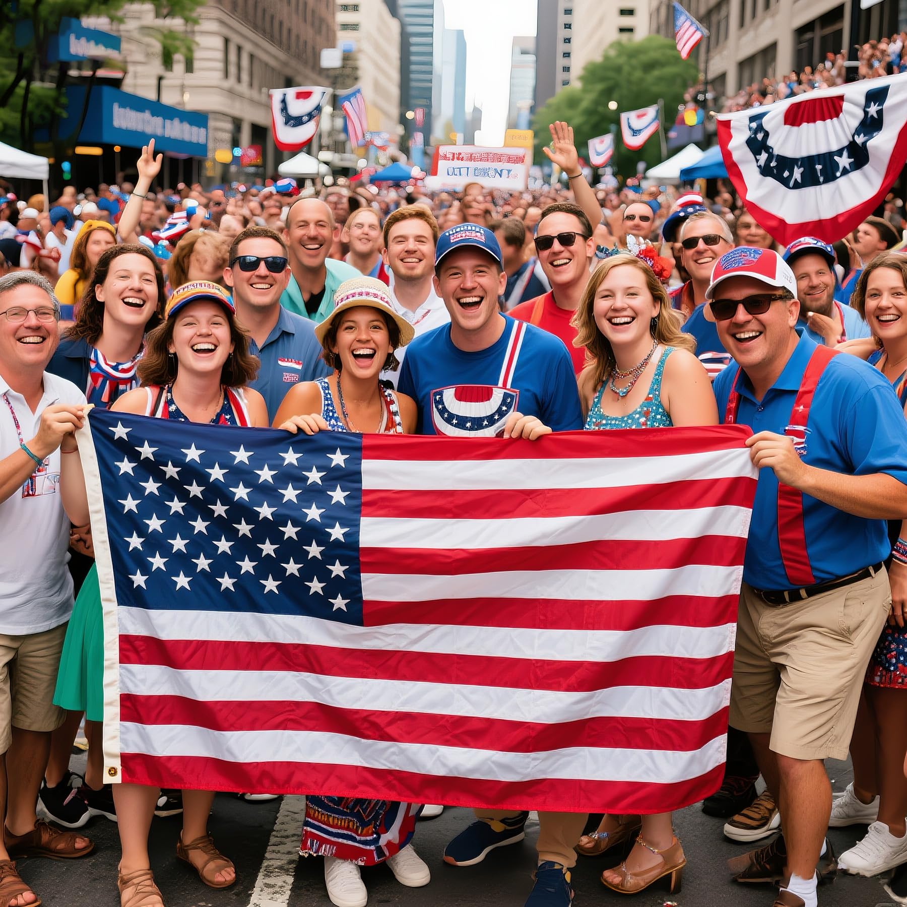 American Flag Durable Nylon 3x5 Ft Outdoor Heavy Duty,100% Nylon fabric made in the USA ,Longest Lasting Non Fading American Flags for Outside 3x5,Waterproof Embroidered American Flag, All Weather US Flags Use Outdoor High Wind,Tear Proof America Flag Sew