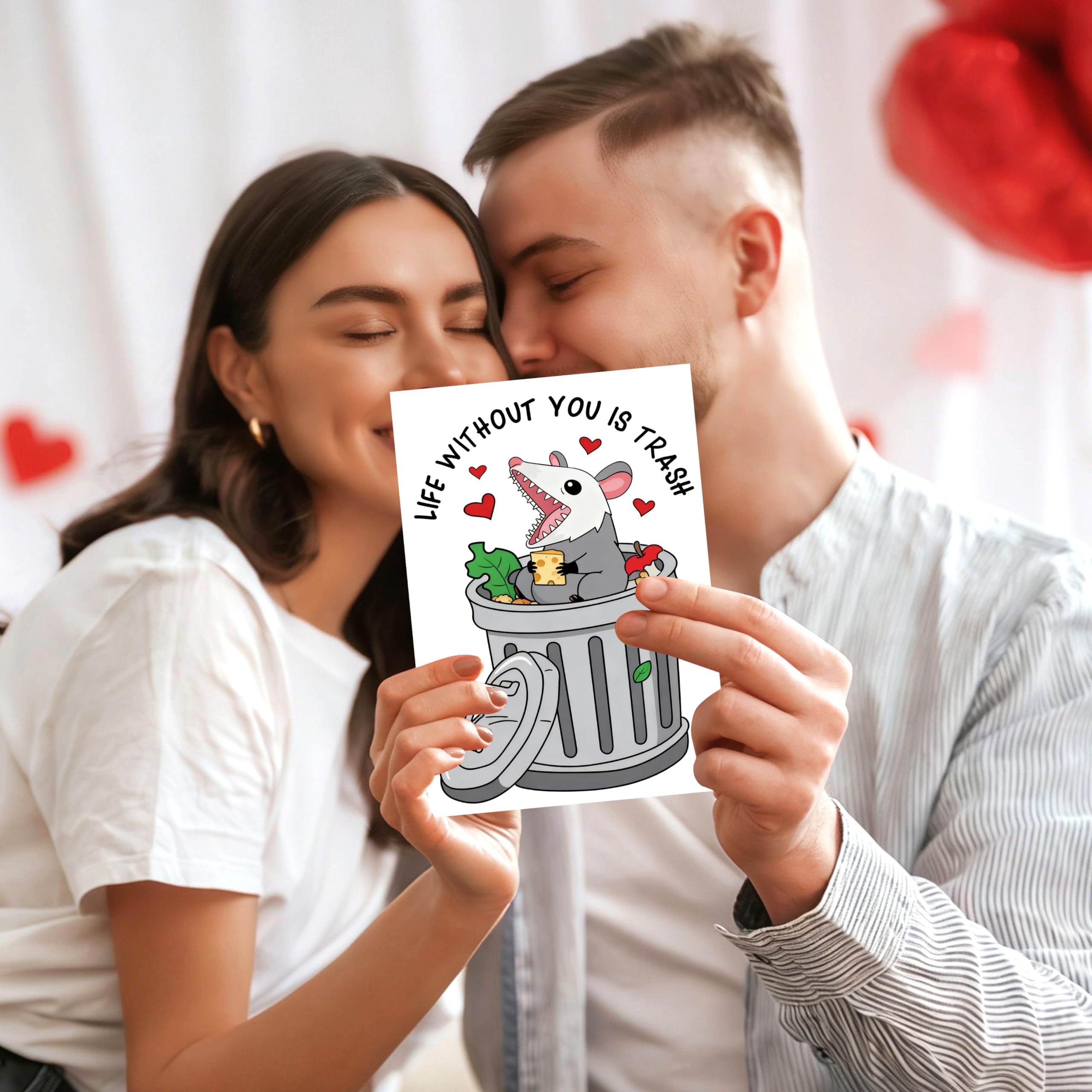 IDU Valentines Day Card,Valentines Day Cards Gifts for Him Her,Valentines Day Card for Husband Wife Boyfriend Girlfriend Fiance Fiancee Men Women - You Are My Favorite Love Note