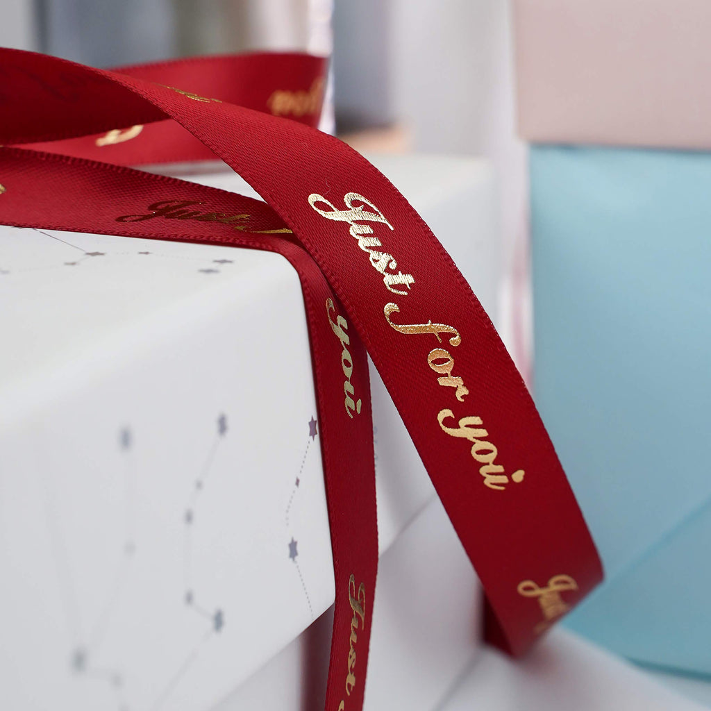 MEEDEE 3/8 Inch Satin Ribbon Set – 10 Rolls Rainbow Double Face Ribbon for Gift Wrapping, 5 Yards Each (Total 50 Yards), Decorative Ribbon for Presents & Party Favors