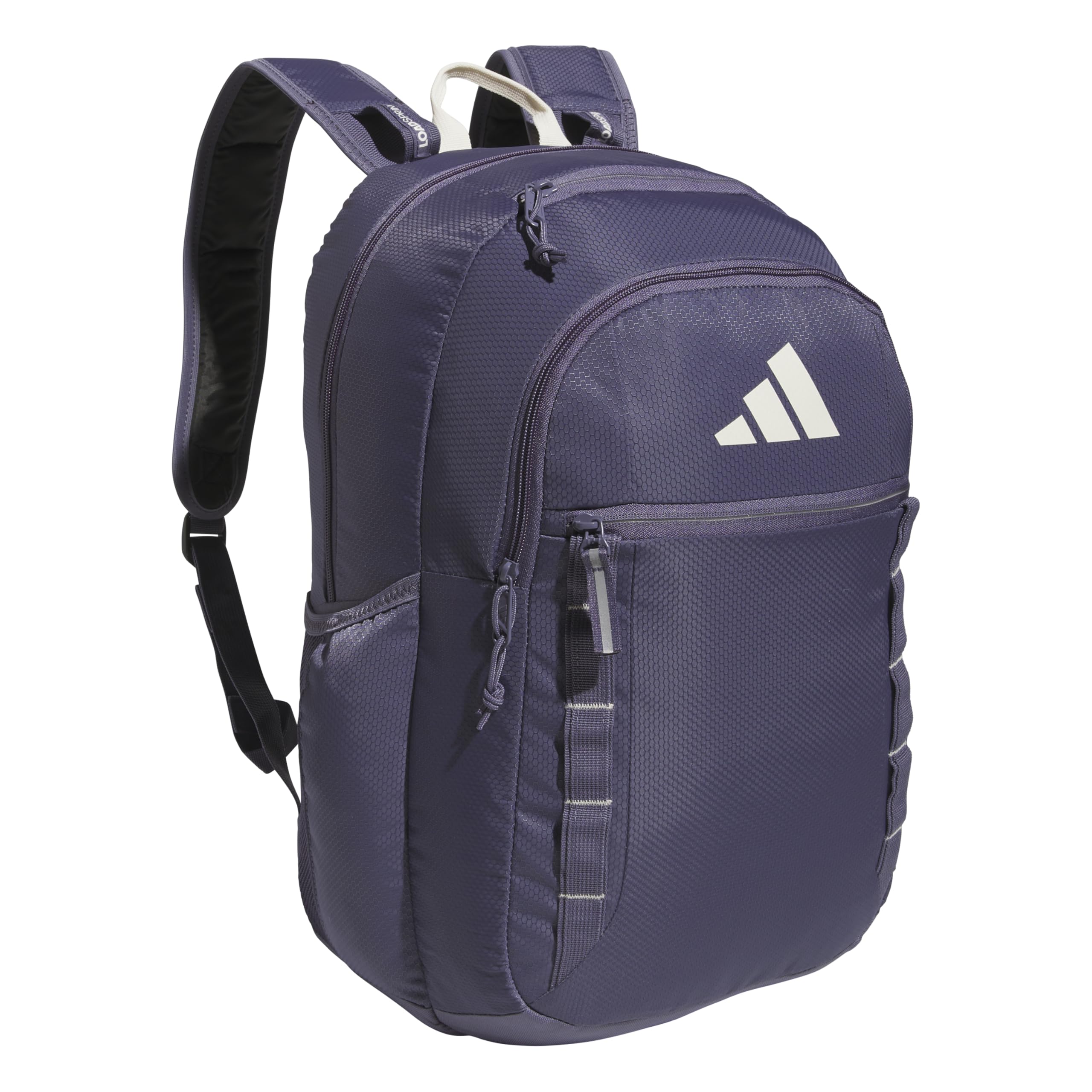 adidas Excel 7 School Backpack for Laptop, Gym and Travel, 34L, Twill White/Black/7.5, OSFA