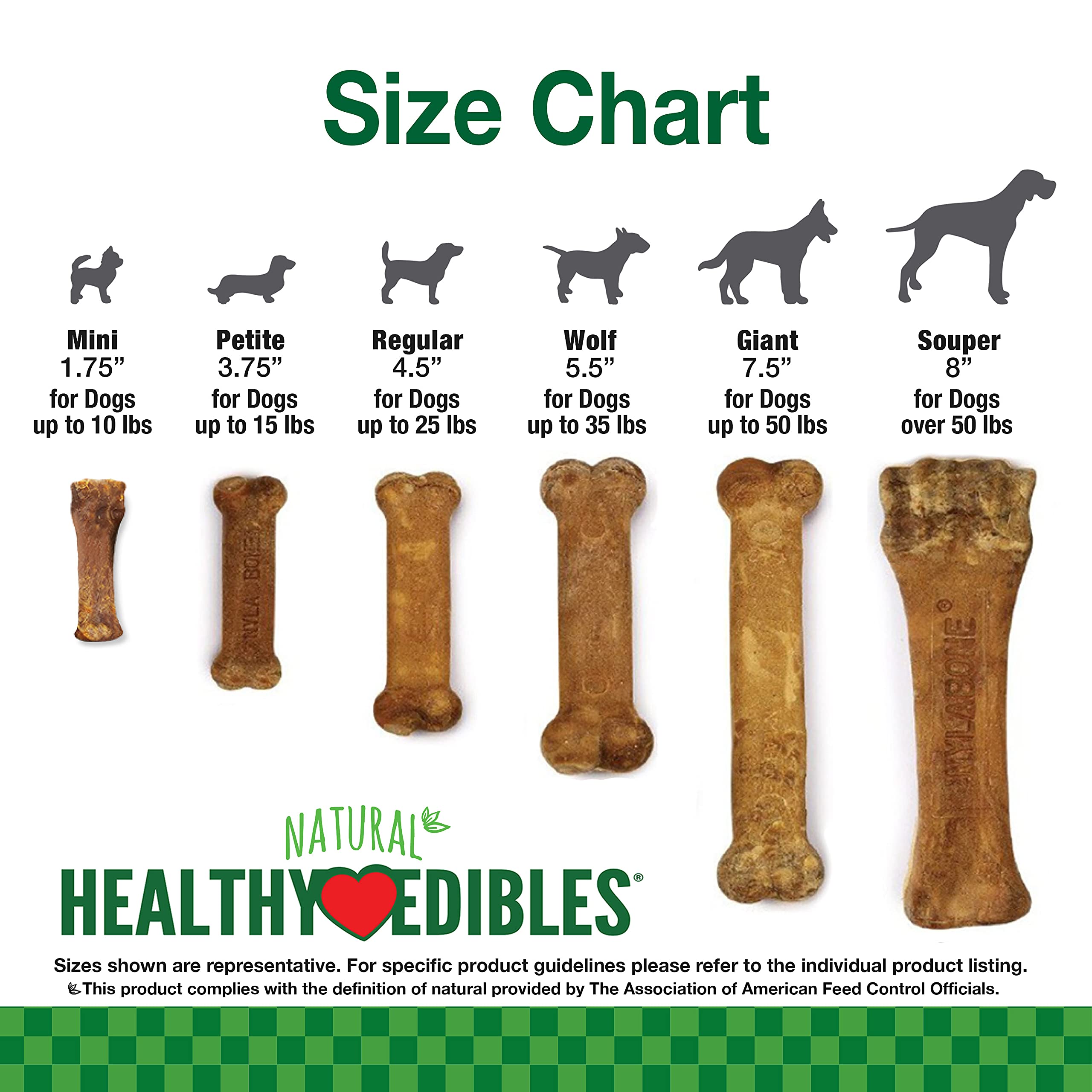 Nylabone Healthy Edibles Natural Puppy Chews Long Lasting Treats for Puppies, Roast Beef/Apple/Bacon Dog Treats, X-Small/Petite (3 Count)