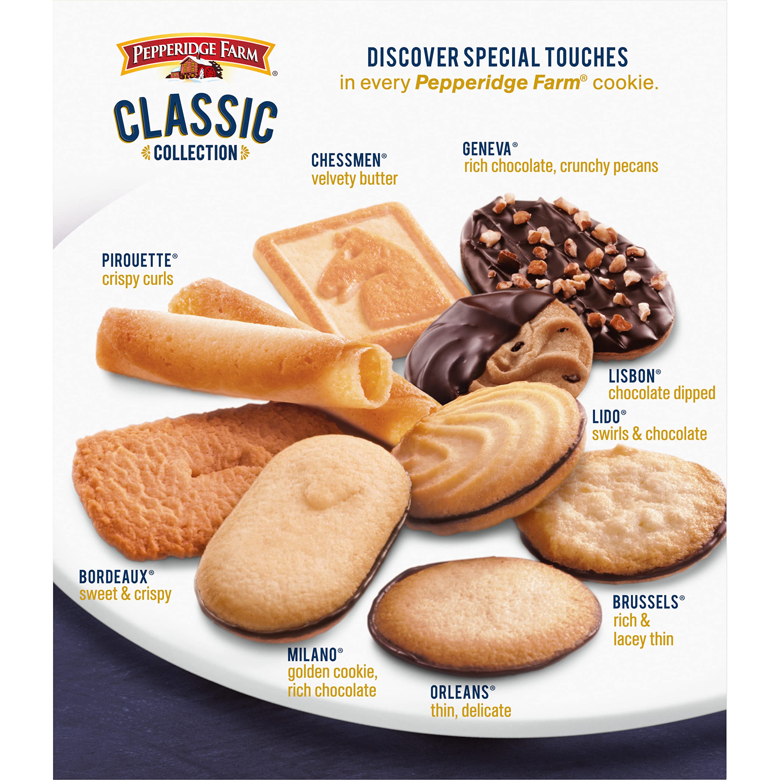 Pepperidge Farm Chocolate Collection, 7 Cookie Varieties, 13-oz Box