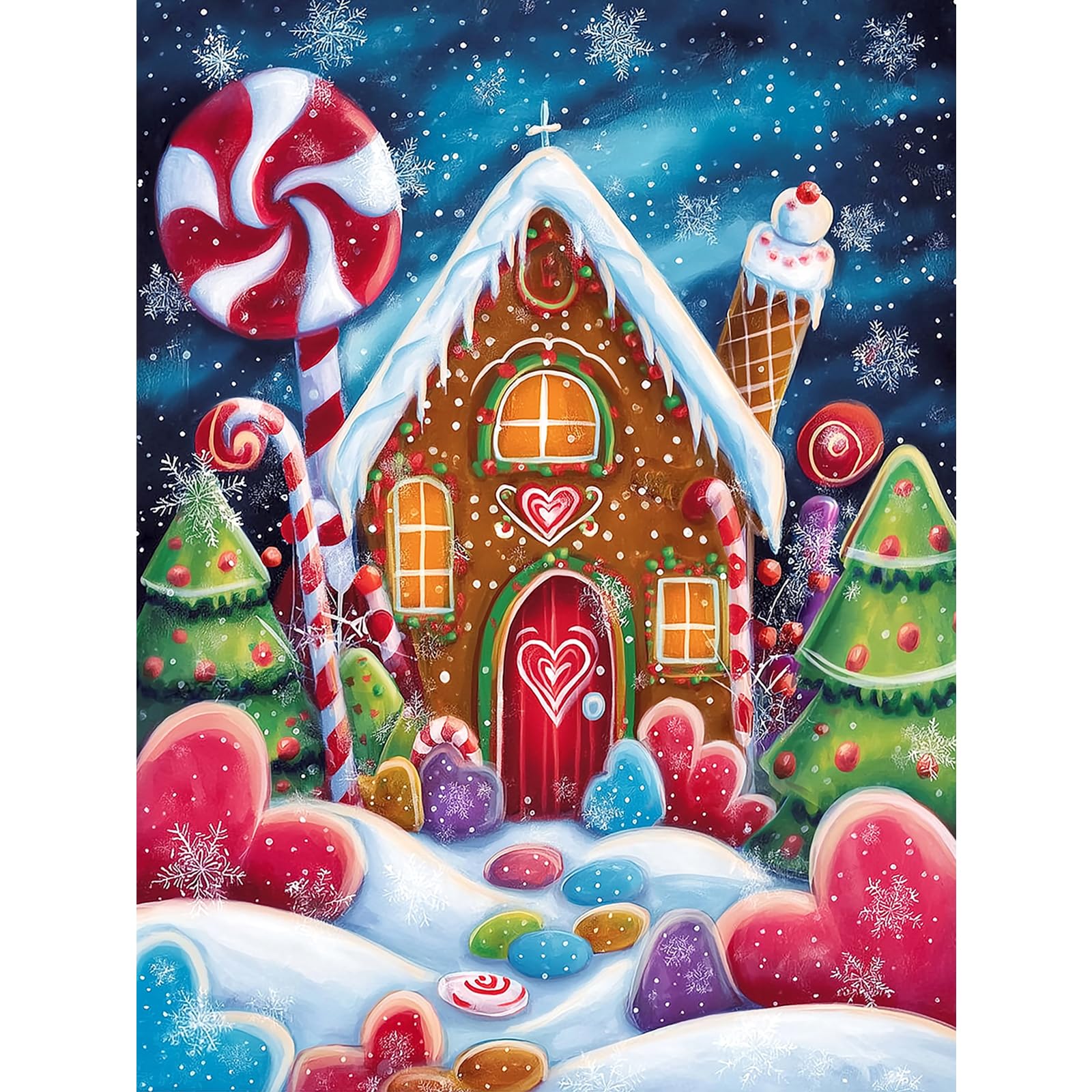 DIYDECORFUN Thanksgiving Turkey Diamond Painting Kits for Adults, 5D Fall Diamond Art Kits for Beginners, Full Round Drill Diamond Dot Painting Gem Art Kits,Home Wall Decor 13.8x13.8 Inch