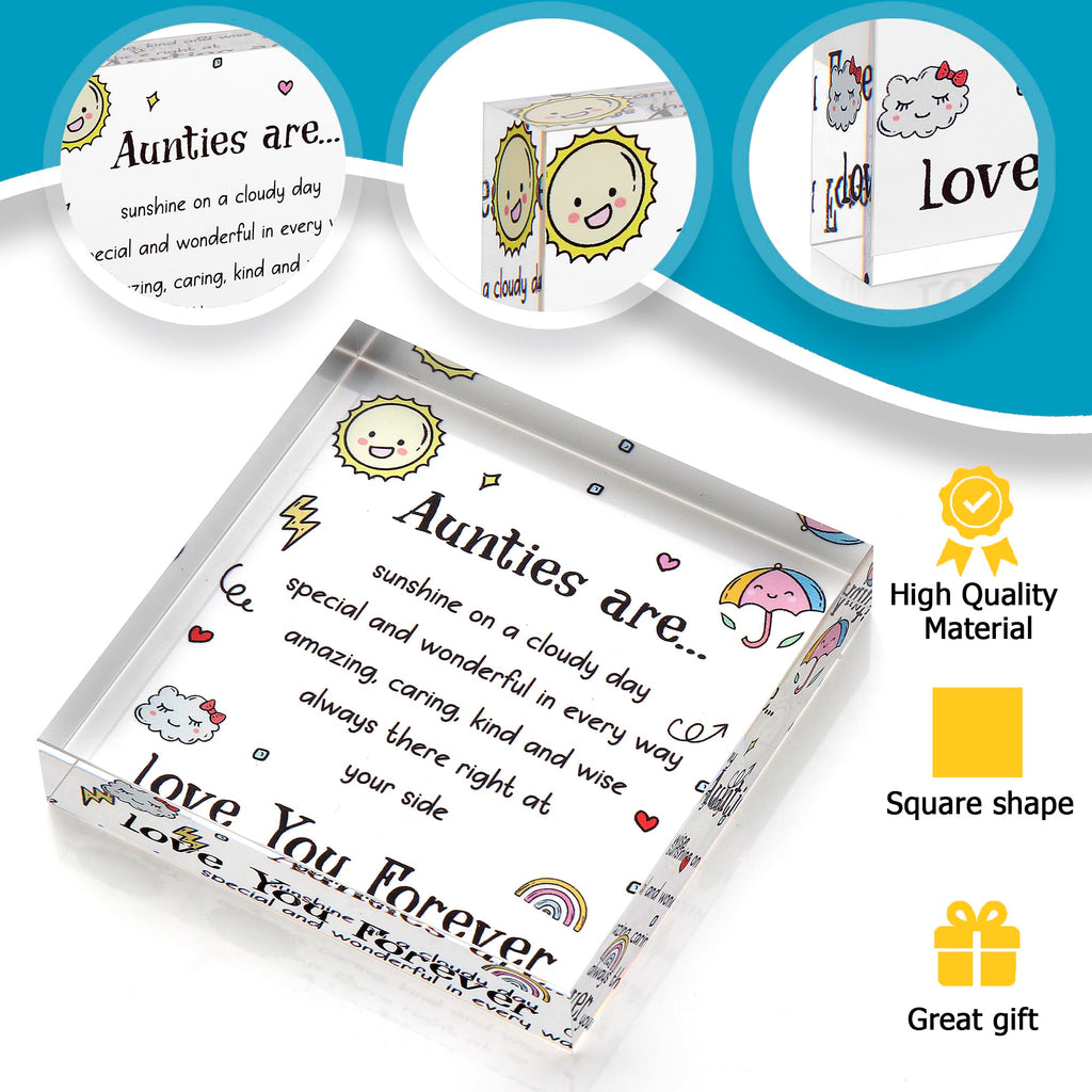 Engraved Acrylic Block Puzzle - Sentimental Gift for Her - Valentine's Day & Fiance Birthday Gift