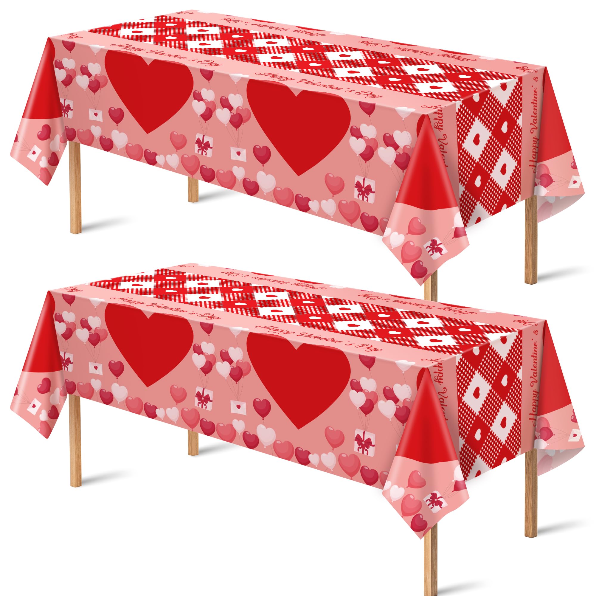 OHOME 4th of July Decorations - Red White and Blue Tablecloth for 250th Anniversary American USA Merchandise - Fourth of July Accessories for Home Outdoor | Patriotic American Flag Party Favors,2 Pack