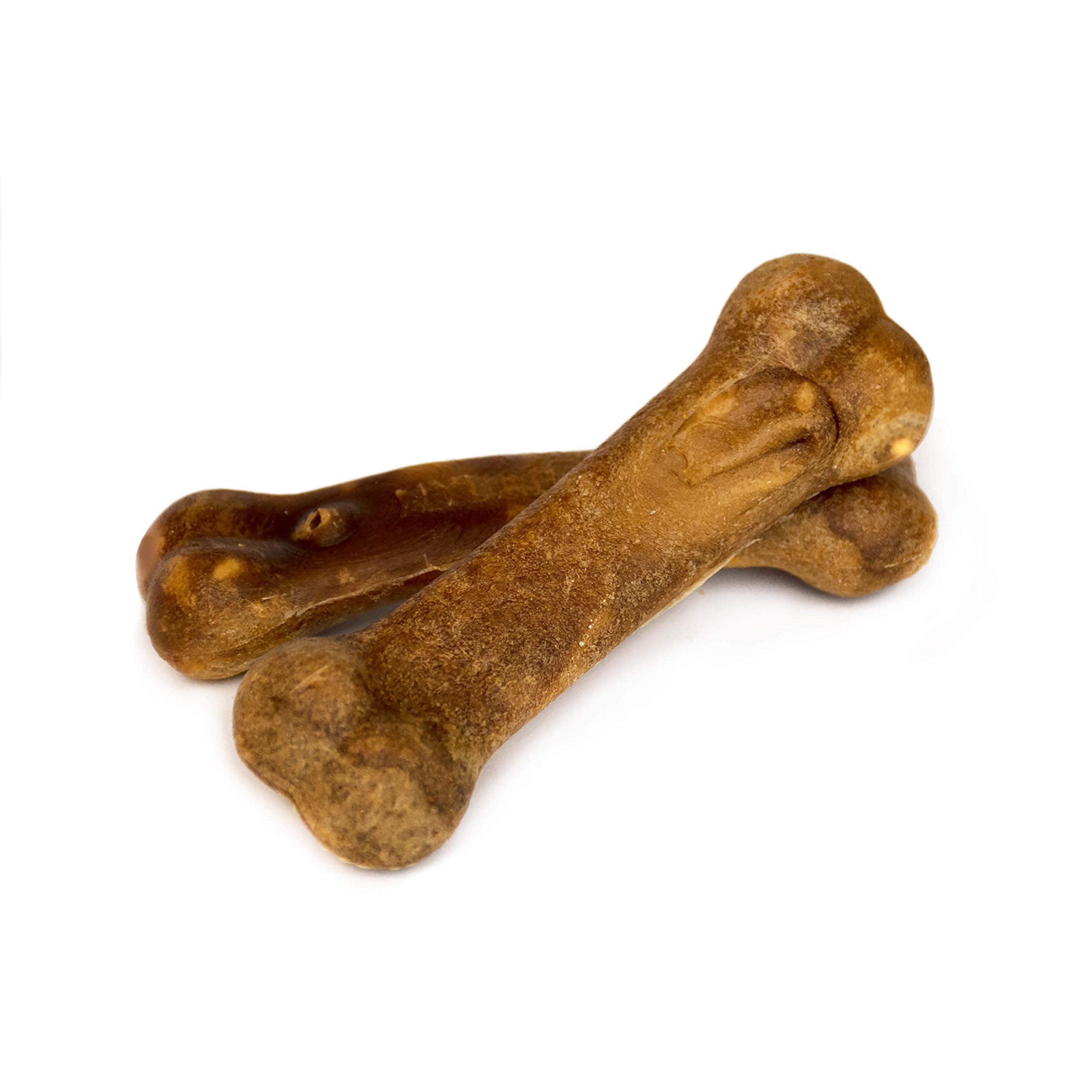 Nylabone Healthy Edibles Natural Puppy Chews Long Lasting Treats for Puppies, Roast Beef/Apple/Bacon Dog Treats, X-Small/Petite (3 Count)