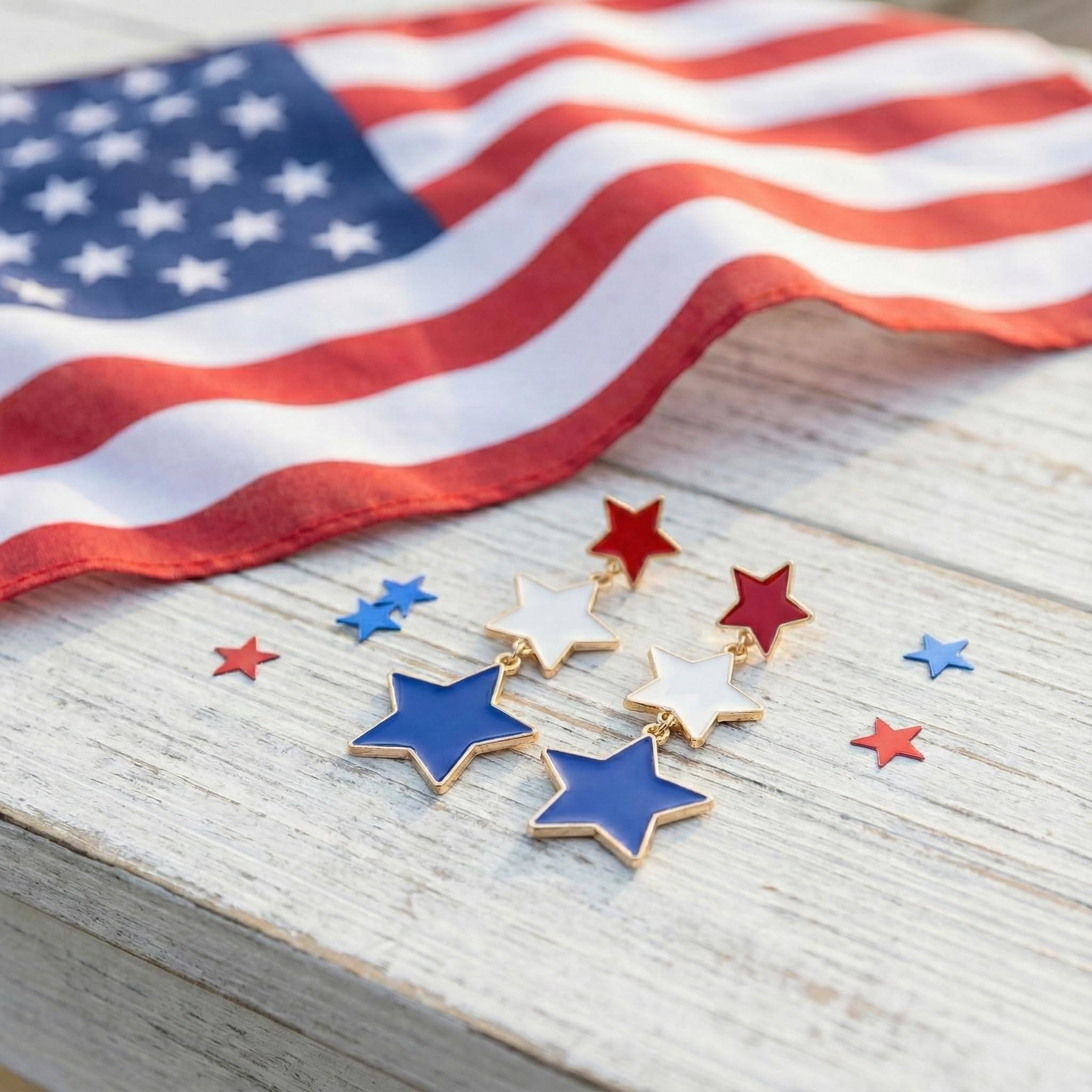 Halloween, Christmas, 4th of July Patriotic Earrings, Holiday Earrings Independence Day Stud Dangle Drop Earrings Hook Fashion Jewelry Gift for Women