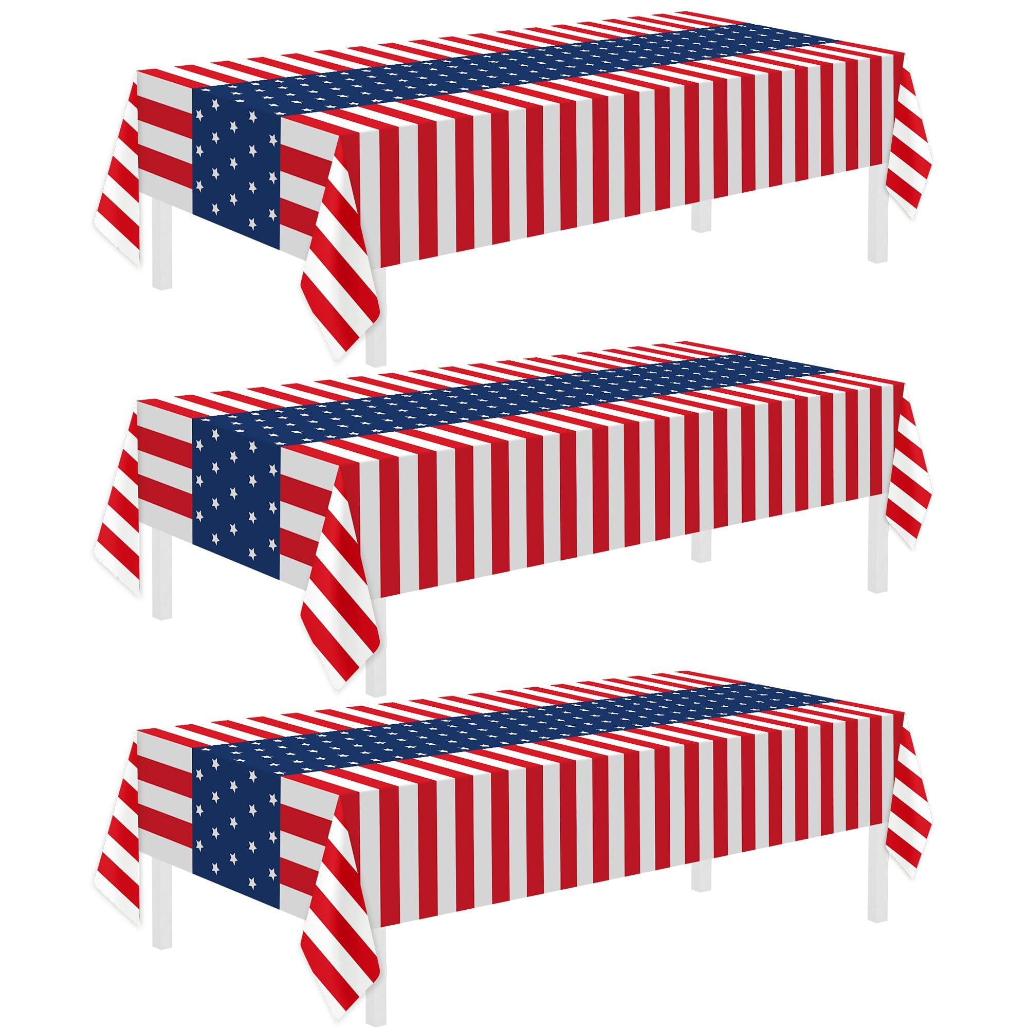 Childom 3 Pack St Patricks Day Decorations,St Patricks Day Table Cloths for Rectangle Tables,54" x 108" Disposable Plastic Tablecloths for St. Patrick's Day,Home,Kitchen,Picnic,Parties,Spring Decors