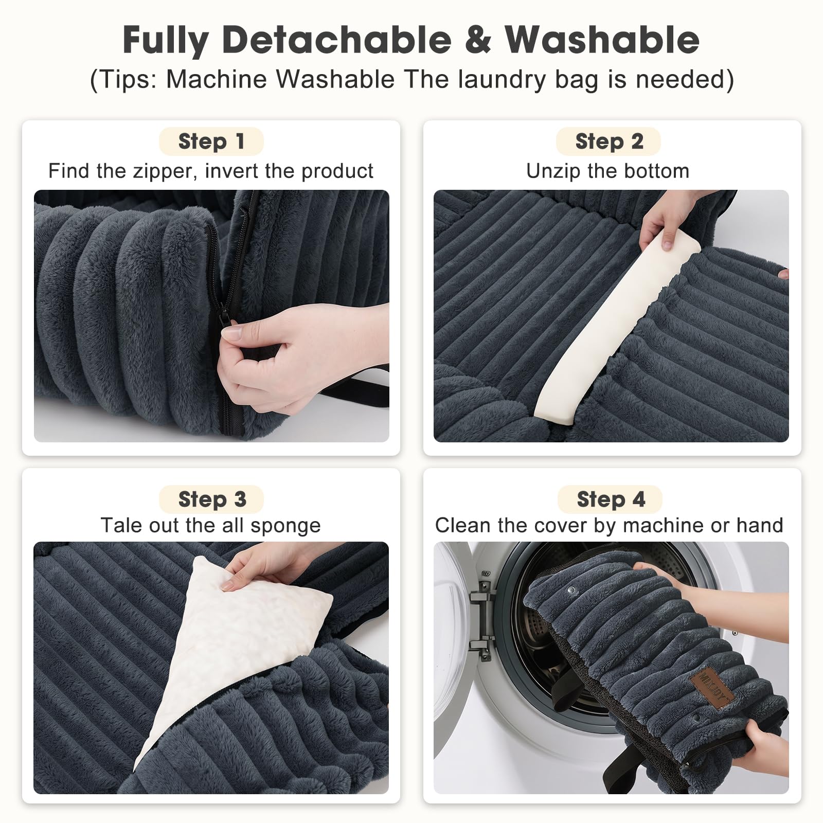 MIXJOY 6-in-1 Dog Car Seat for Small/Medium Dogs up to 25 lbs, Multi-Functional Dog Carrier for Car with Detachable Washable Cover, Pet Travel Bed with Clip-On Safety Leash, Beige