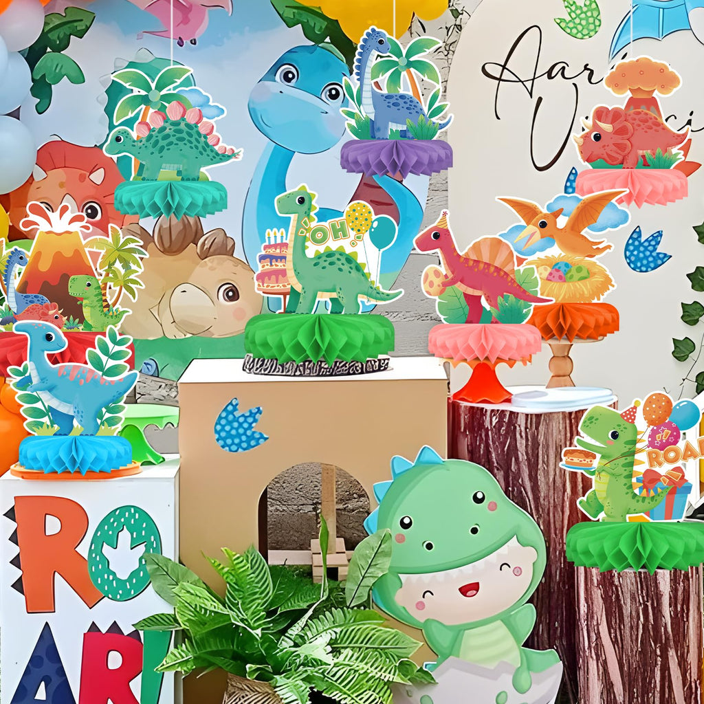 St Patrick's Day Decorations Set - St Patricks Day Honeycomb Centerpieces & Shamrock Beer Table Toppers, for Irish Classroom & St. Patrick's Day Party Supplies