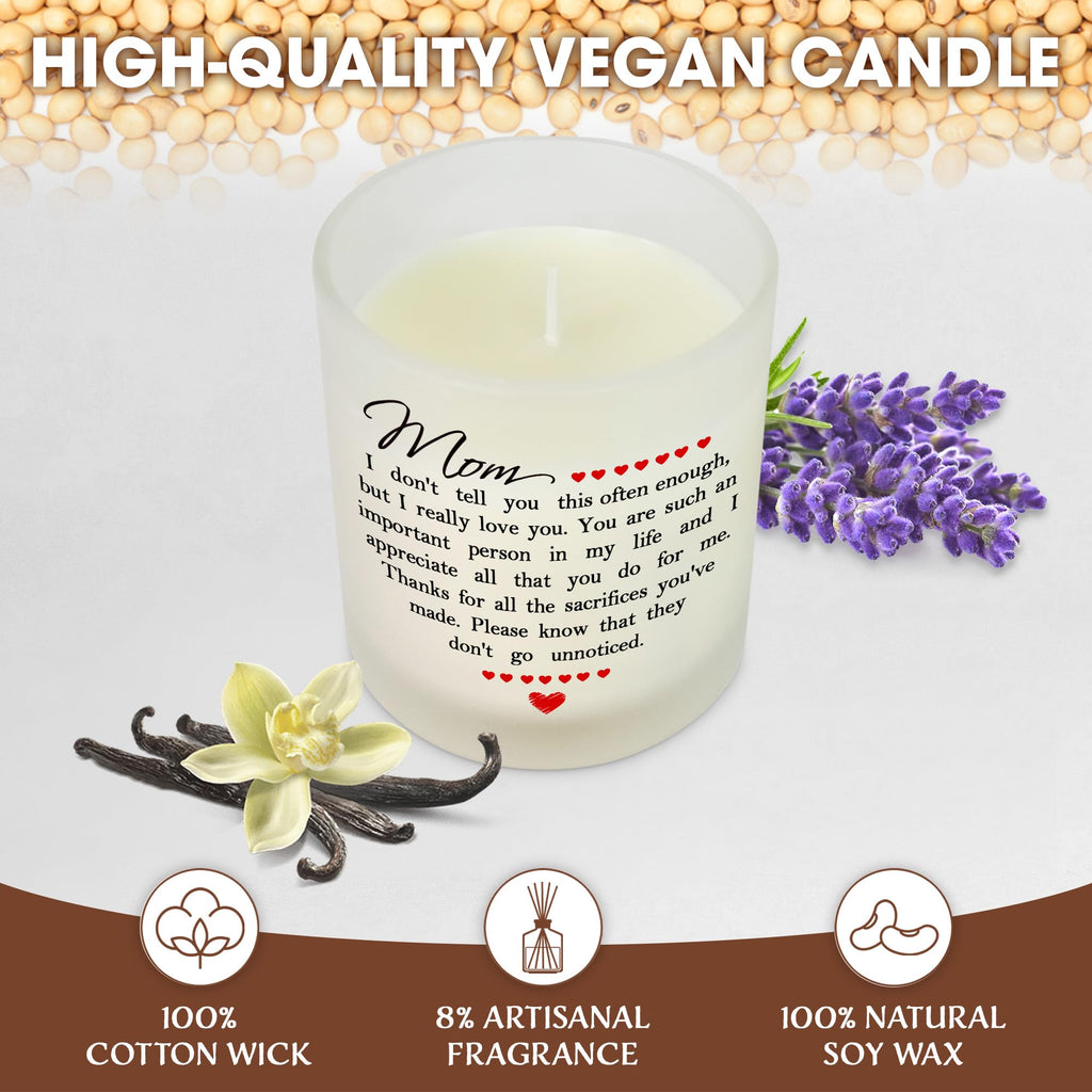 TEEZWONDER Mothers Day Gifts for Mom from Daughter Son - Favorite Child Vanilla Lavender Candle 10 oz - Dad Mom Birthday Gifts, Funny Gift for Grandma Grandpa, Scented Candles for Men Women