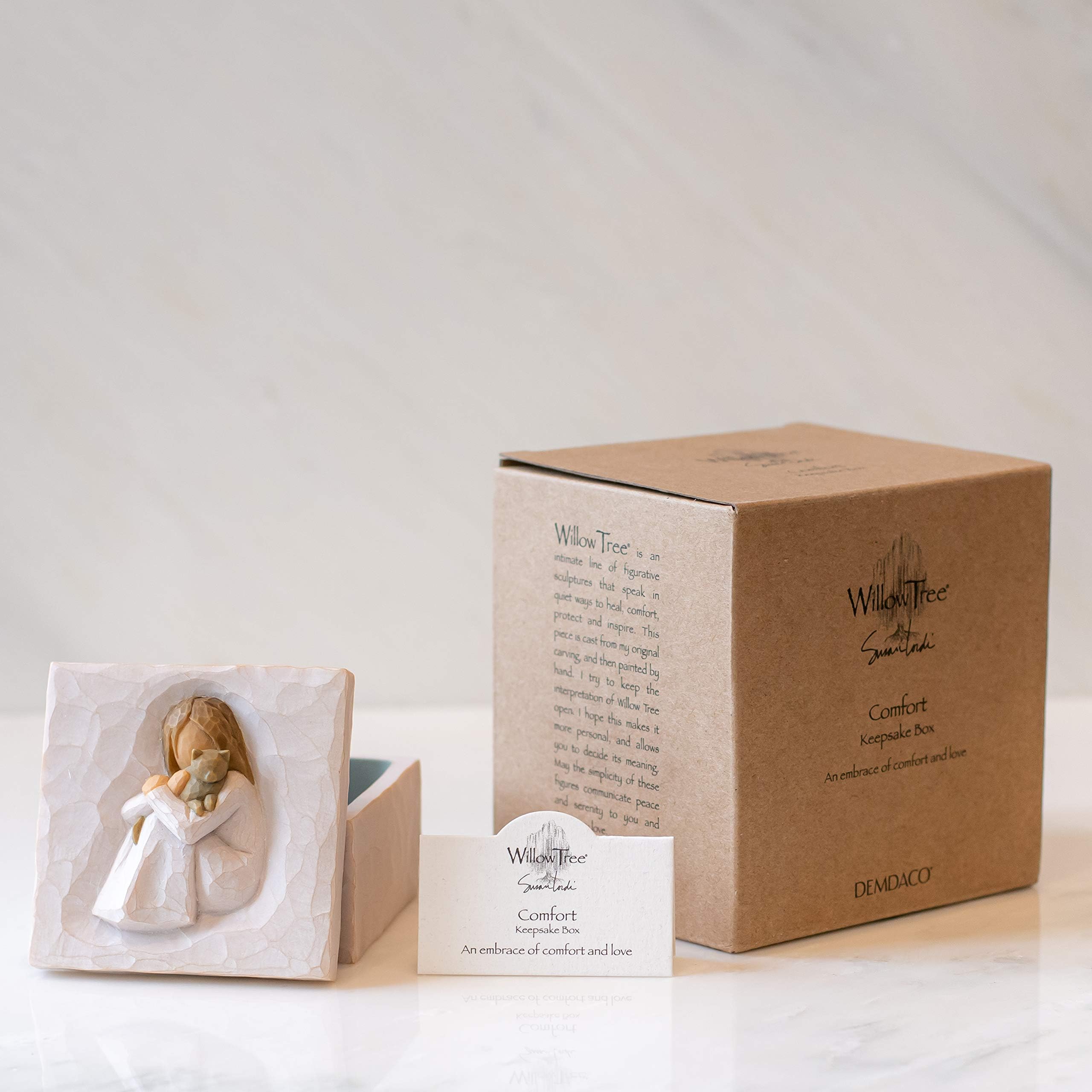 Willow Tree Grandmother, Love that Transcends the Years, Box for Jewelry and Treasures, Reminder of Those you Love who Call you Grandma, Sculpted Hand-Painted Keepsake Box