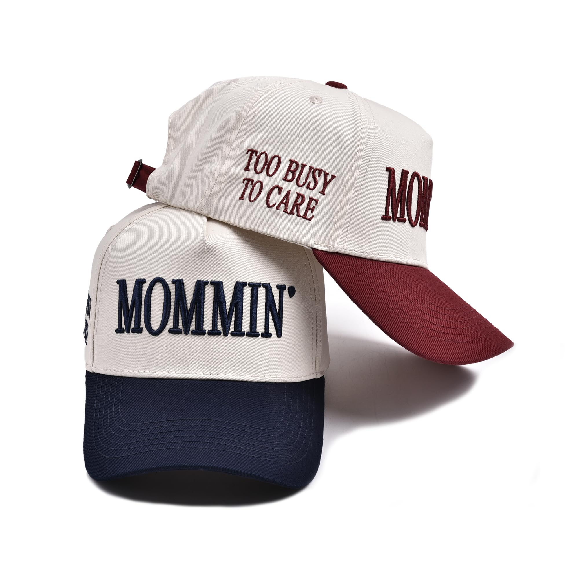 Womens Trucker Hat - With Mommin Embroidery Ponytail Fit - Mom Gifts for Birthday Christmas Valentines Day