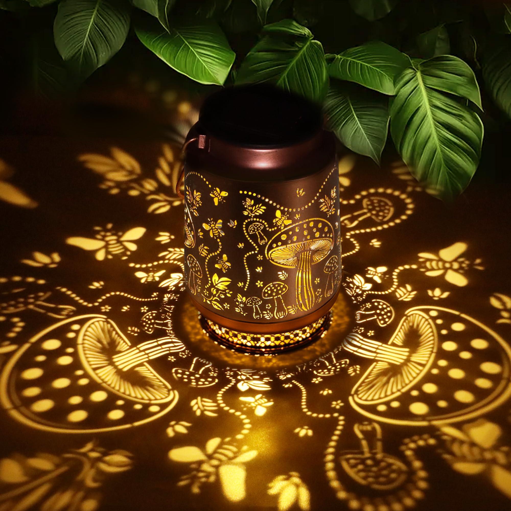 Solar Lanterns Outdoor Waterproof Hummingbird Elegant Garden Decor Birthday Gifts for Women Mom Grandma Sister Metal Hanging Solar Lights Outside Gardening Decorations for Backyard, Patio, Lawn, Porch