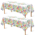 OHOME 4th of July Decorations - Red White and Blue Tablecloth for 250th Anniversary American USA Merchandise - Fourth of July Accessories for Home Outdoor | Patriotic American Flag Party Favors,2 Pack