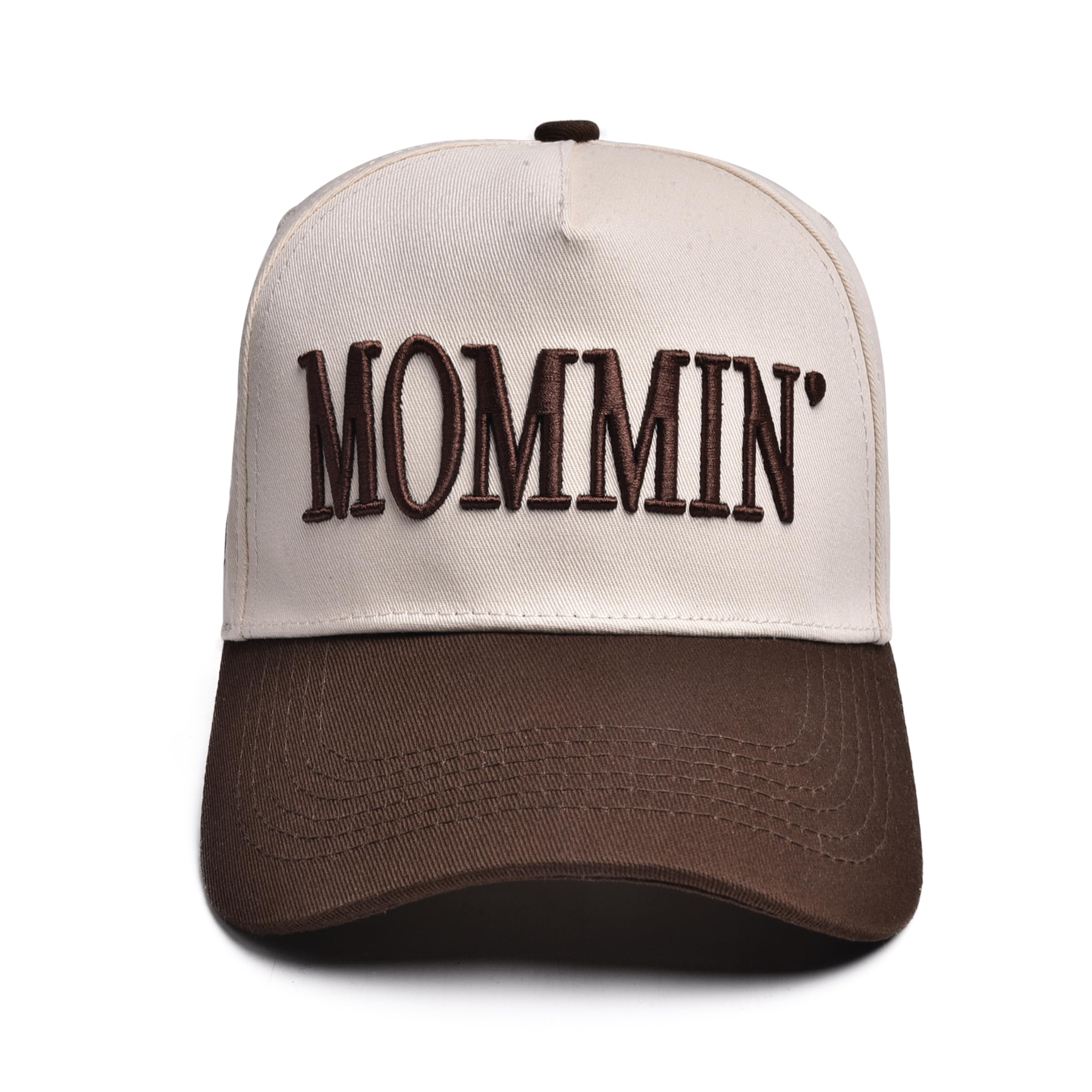 Womens Trucker Hat - With Mommin Embroidery Ponytail Fit - Mom Gifts for Birthday Christmas Valentines Day