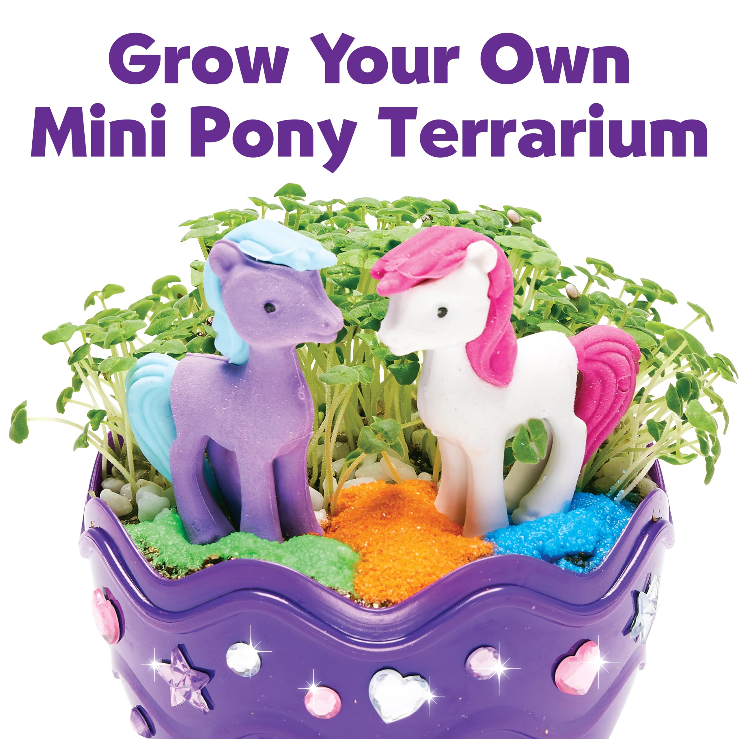 Creativity for Kids Mini Garden: Mermaid Terrarium Kit - Mermaid Gifts for Girls, Crafts and Toys, Stocking Stuffers for Kids (Ages 6+)