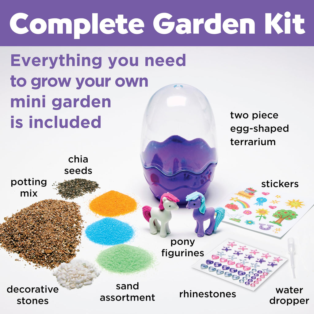Creativity for Kids Mini Garden: Mermaid Terrarium Kit - Mermaid Gifts for Girls, Crafts and Toys, Stocking Stuffers for Kids (Ages 6+)