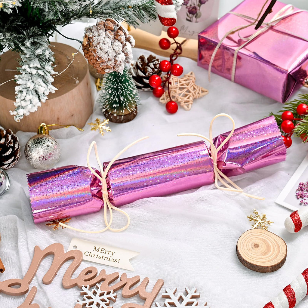 Burymento Black Wrapping Paper Roll, Metallic Holographic Stripe Gift Wrap for Birthday, Valentines, Mothers day, Graduation, Wedding, Fathers day, Baby Shower, Christmas (17 IN x 32.8 FT)