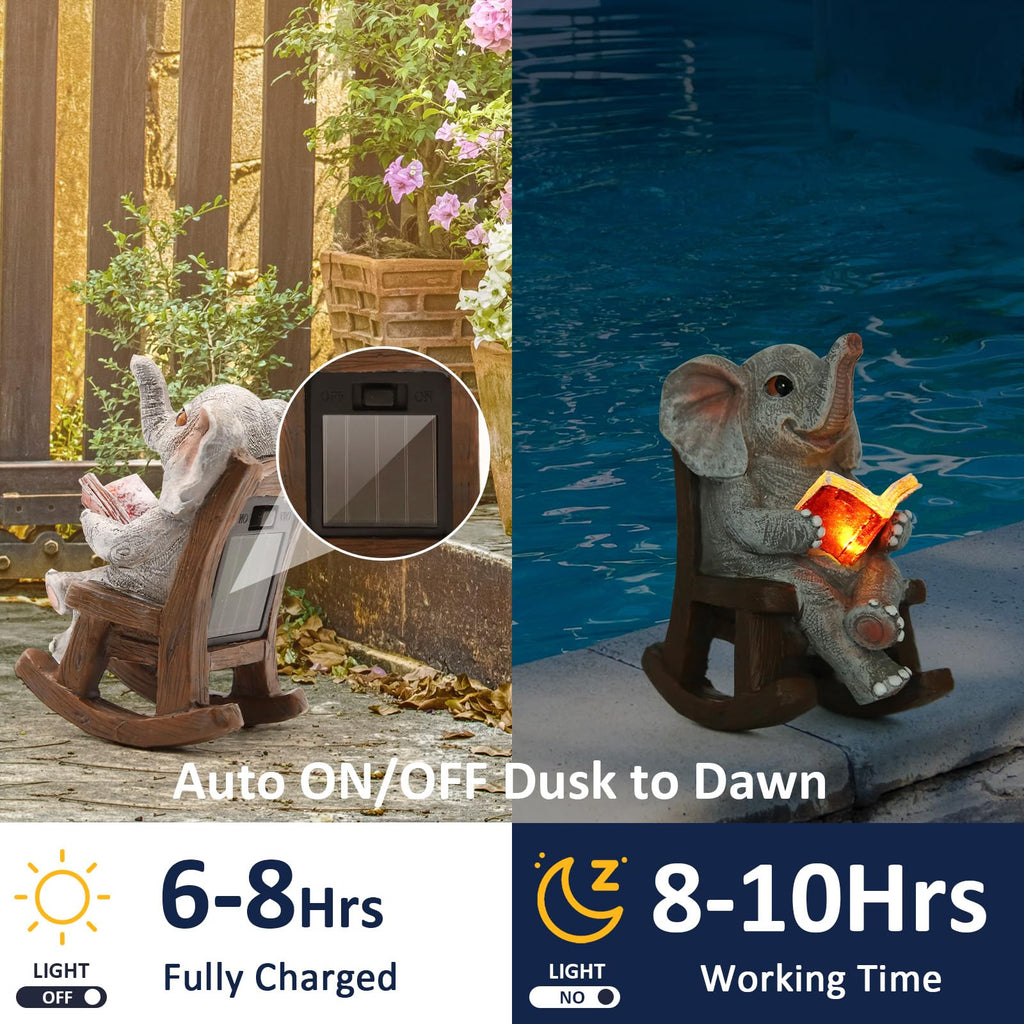 FOXMIS Miniature Frog Garden Statue Mom Dad Gifts Home Decorations Fairy Garden Accessories Outdoor Lights Solar Garden Frog Decor Art Housewarming Gift for Patio,Yard,Lawn Ornament,3.89"x2.36"x3.93