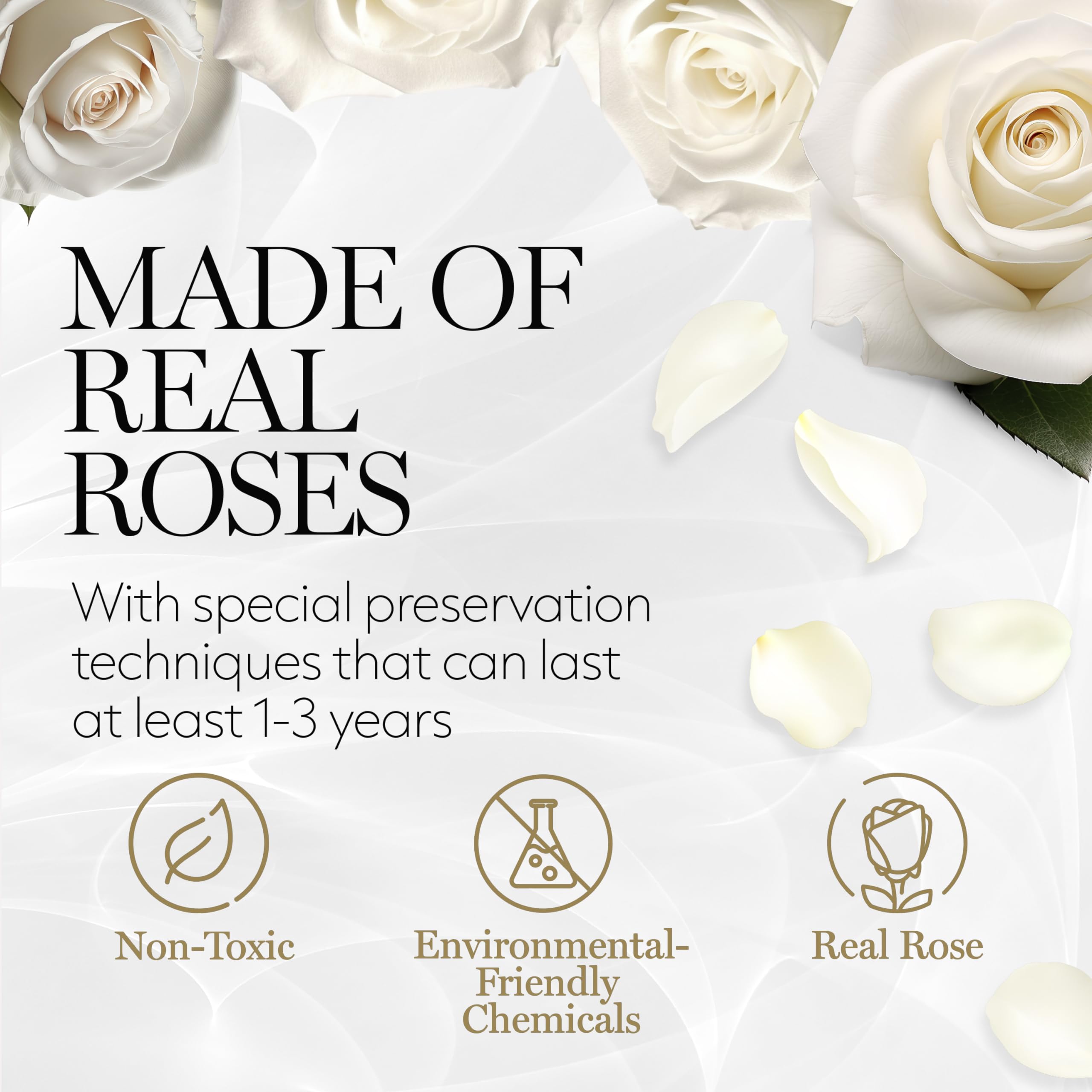 GLAMOUR BOUTIQUE 16 Flower Forever Heart Shape Box, Mothers Day Gift For Mom, Eternal Preserved Roses Gift for Her, Flowers bouquet, For Birthday, Anniversary, Girlfriend - Red